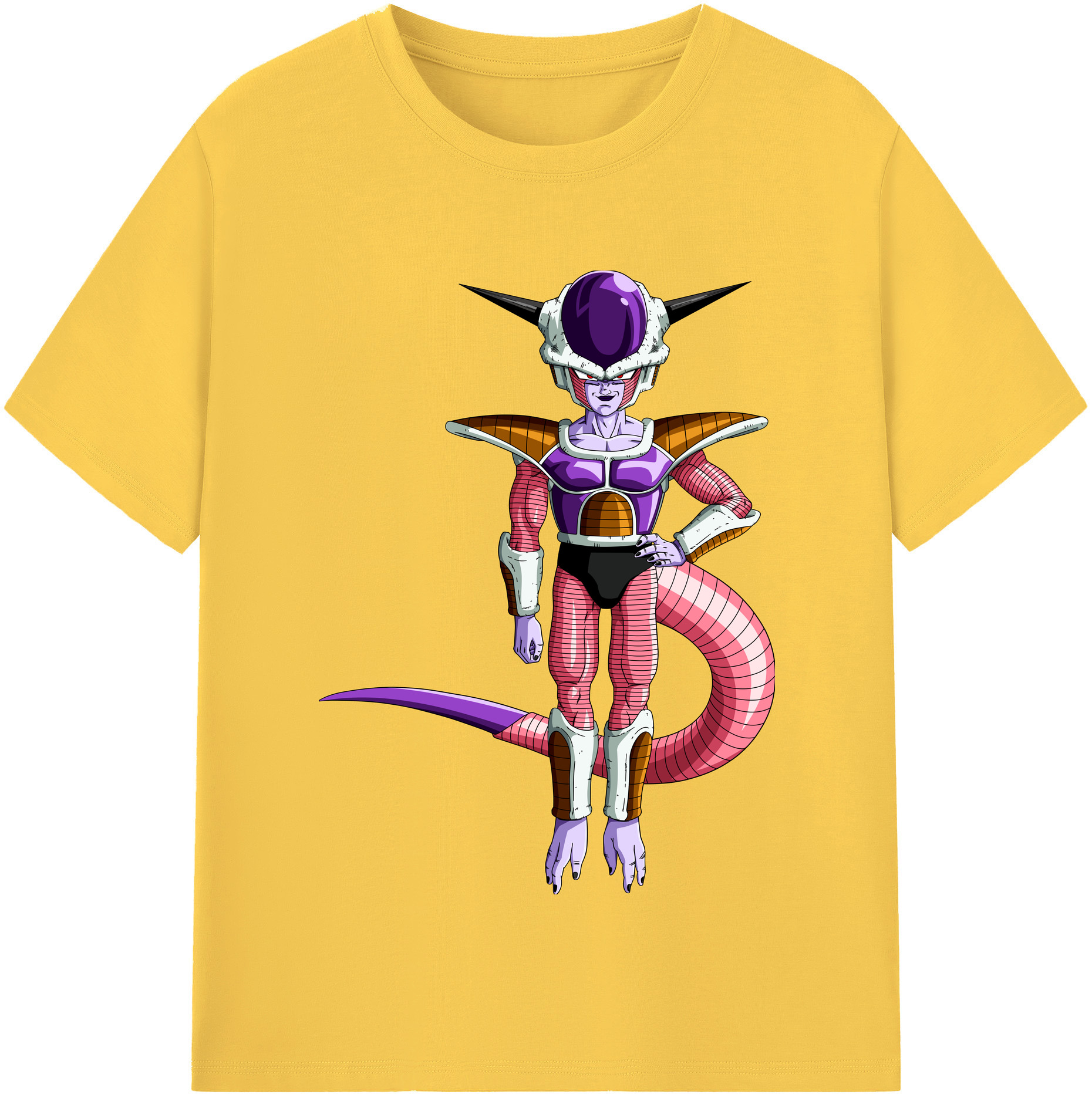 （画像用） ドラゴンボール フリーザ DRAGON BALL Frieza 綿100％半袖Tシャツ（フロントプリント）
