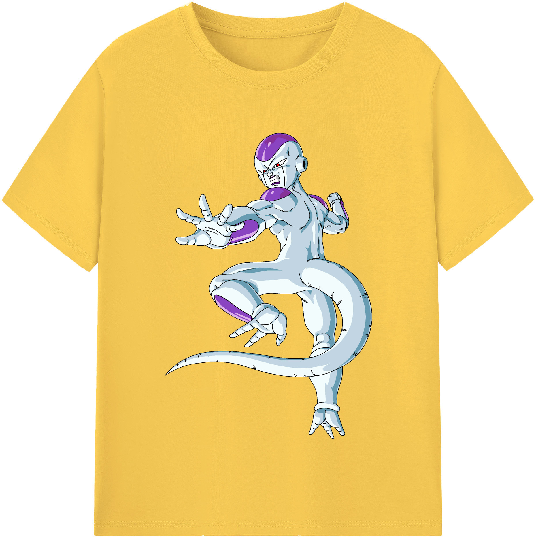 （画像用） ドラゴンボール フリーザ DRAGON BALL Frieza 綿100％半袖Tシャツ（フロントプリント）