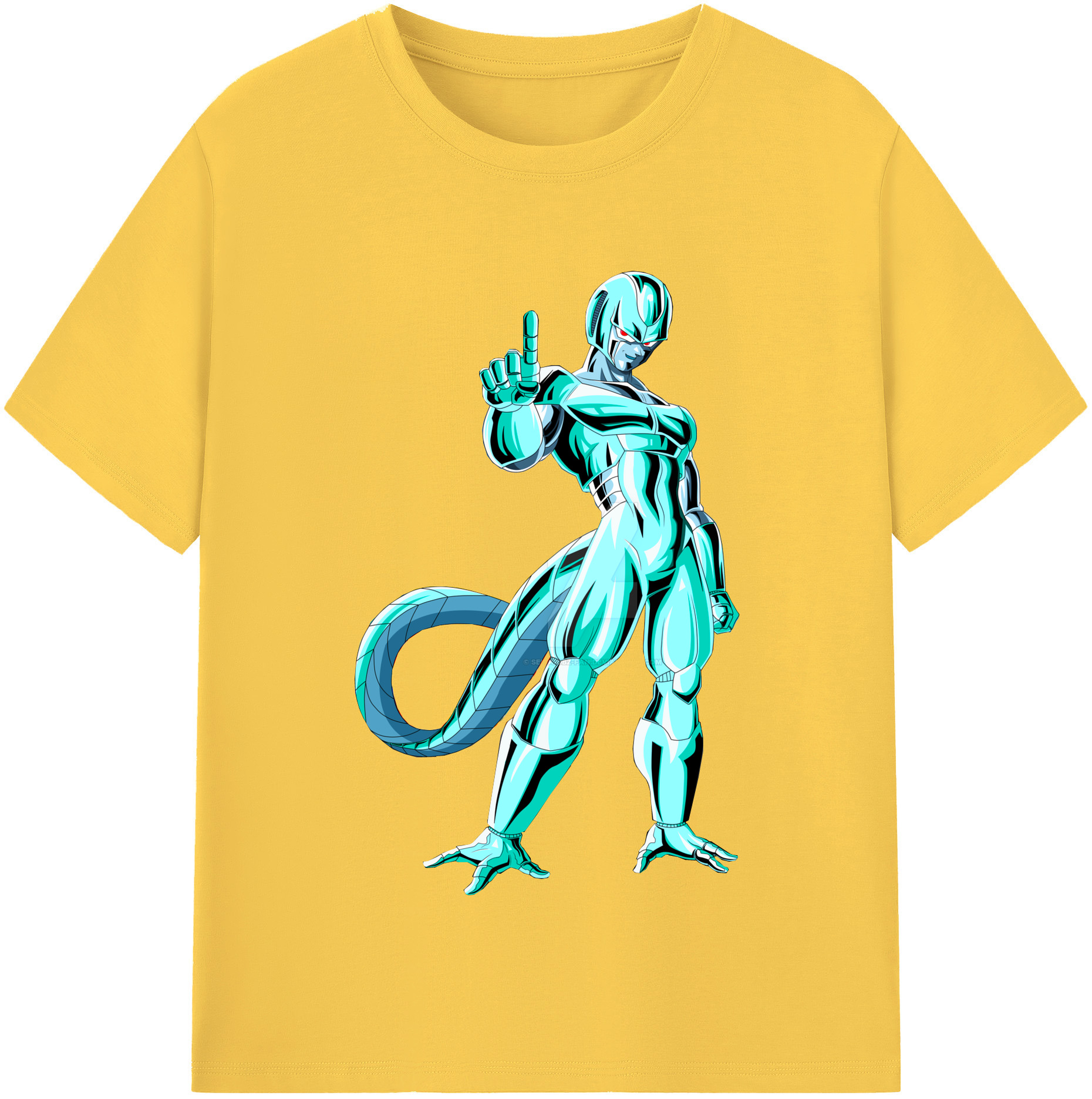 （画像用） ドラゴンボール クウラ DRAGON BALL Cooler Coora 綿100％半袖Tシャツ（フロントプリント）