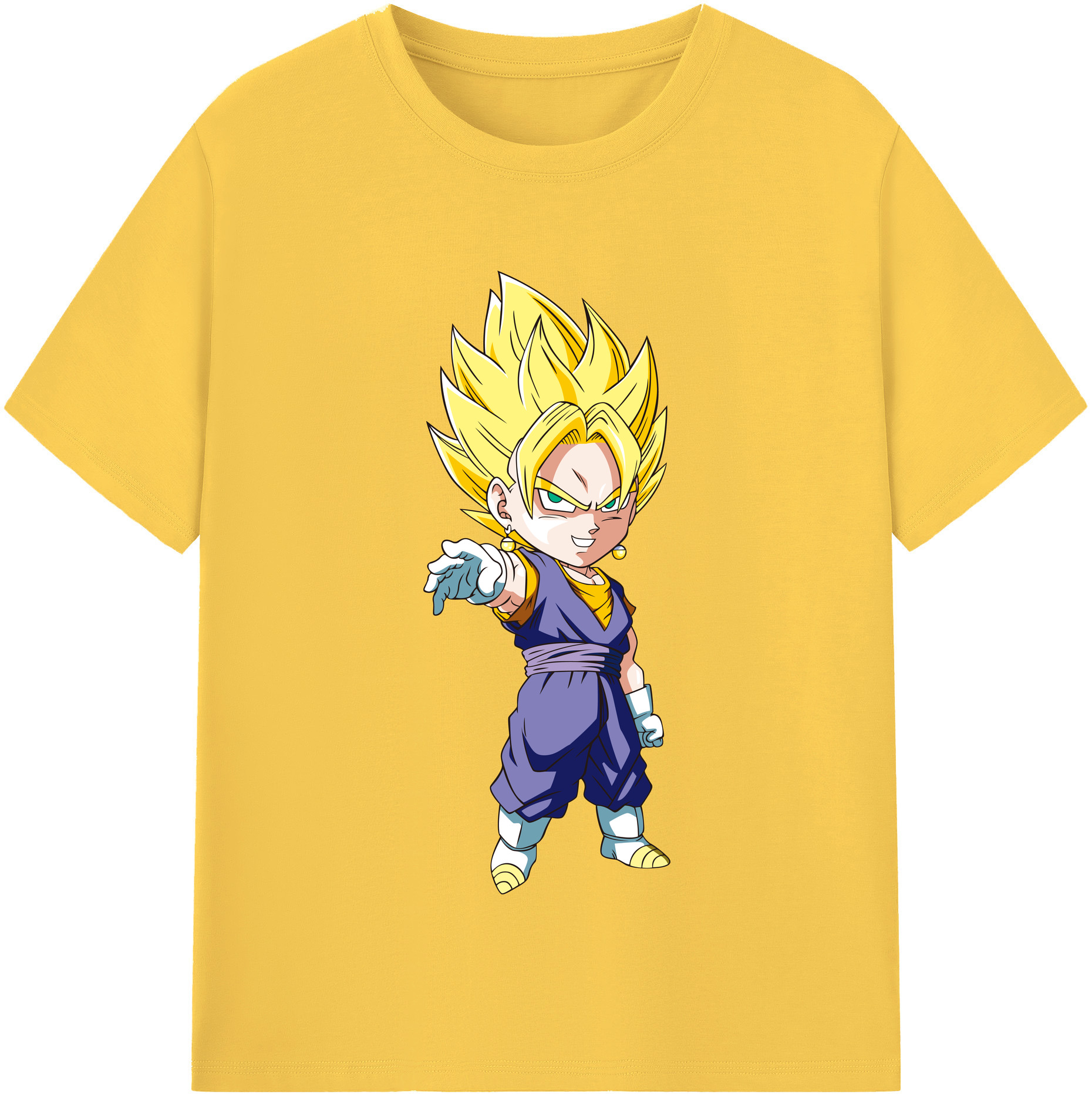 （画像用） ドラゴンボール ベジット DRAGON BALL Vegetto 綿100％半袖Tシャツ（フロントプリント）