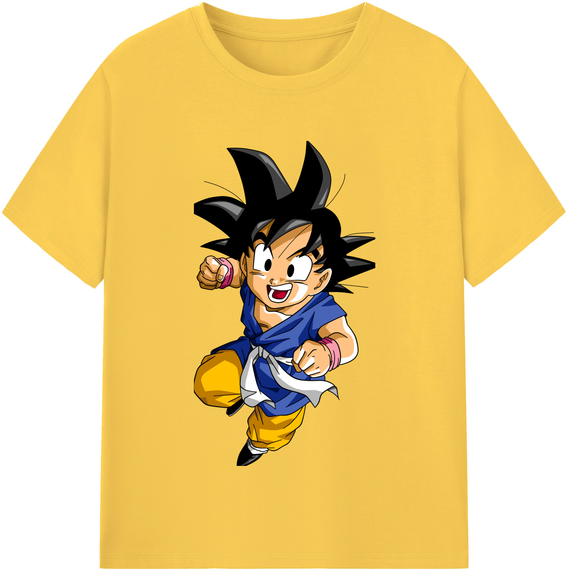 （画像用） ドラゴンボール 孫悟天 そん ごてん DRAGON BALL Son Goten 綿100％半袖Tシャツ（フロントプリント）