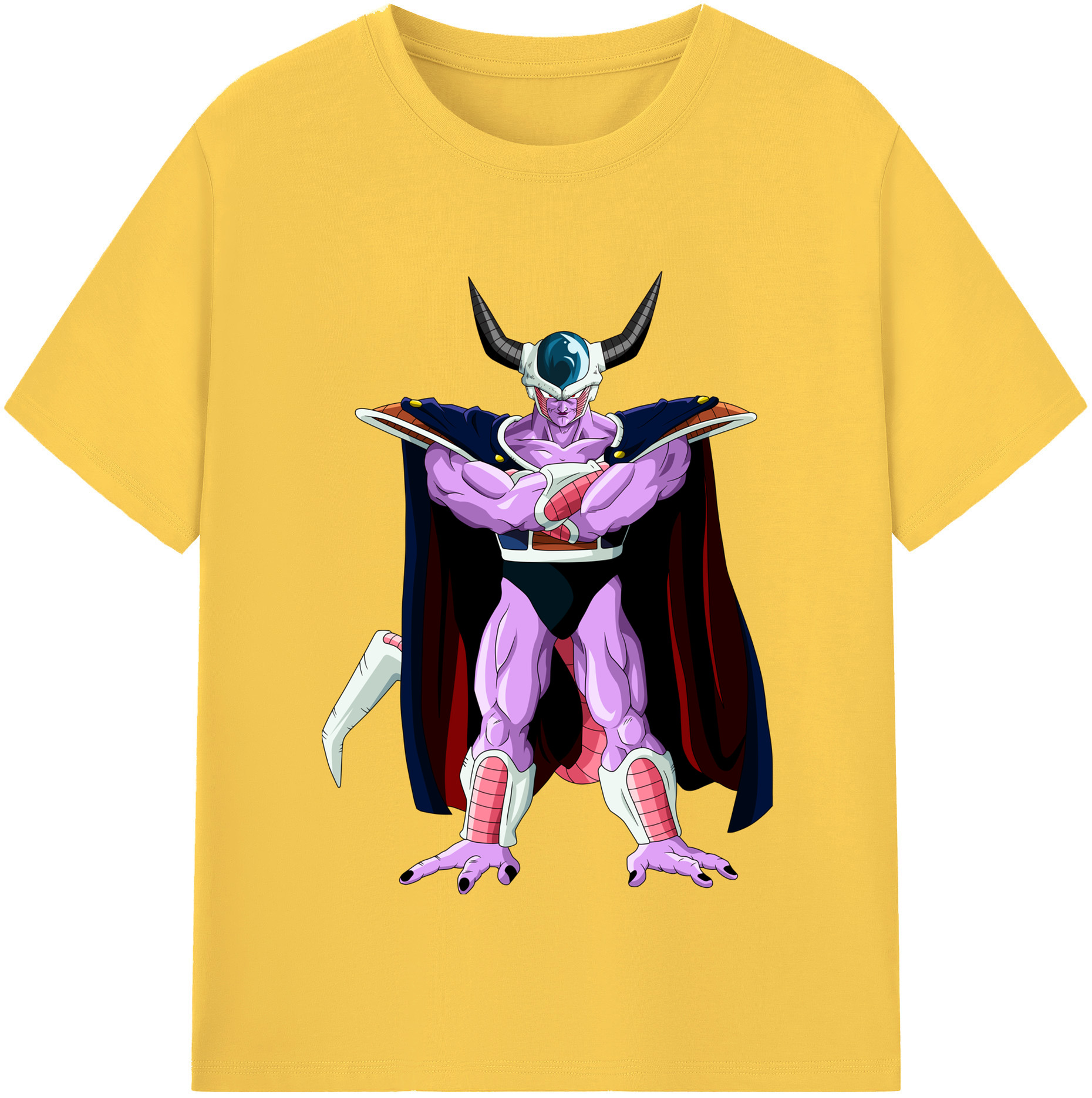 （画像用） ドラゴンボール コルド大王 DRAGON BALL King Cold 綿100％半袖Tシャツ（フロントプリント）