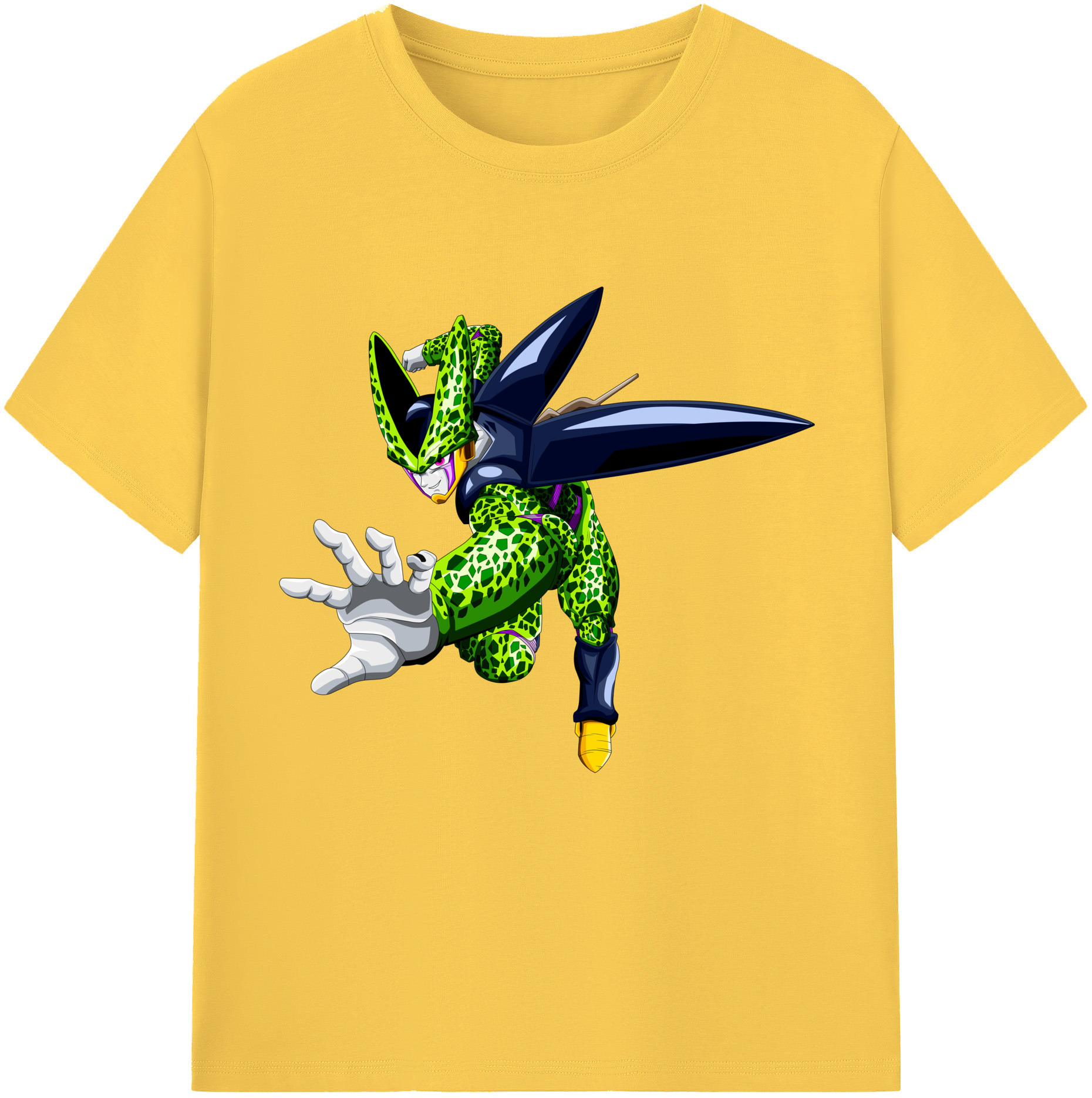 （画像用） ドラゴンボール セル DRAGON BALL Cell 綿100％半袖Tシャツ（フロントプリント）