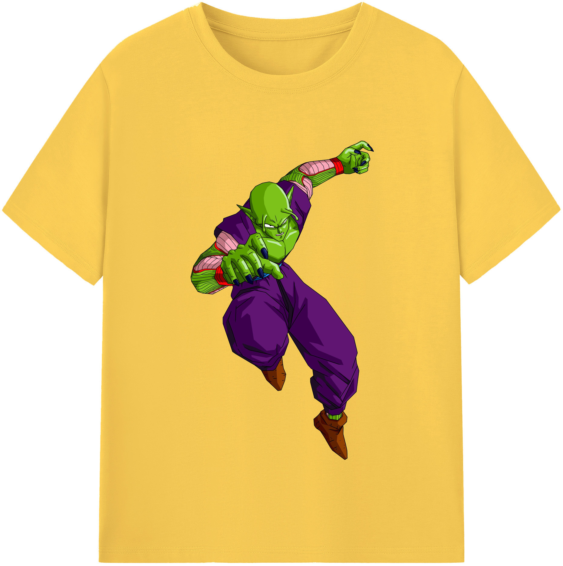 （画像用） ドラゴンボール ピッコロ DRAGON BALL Piccolo 綿100％半袖Tシャツ（フロントプリント）