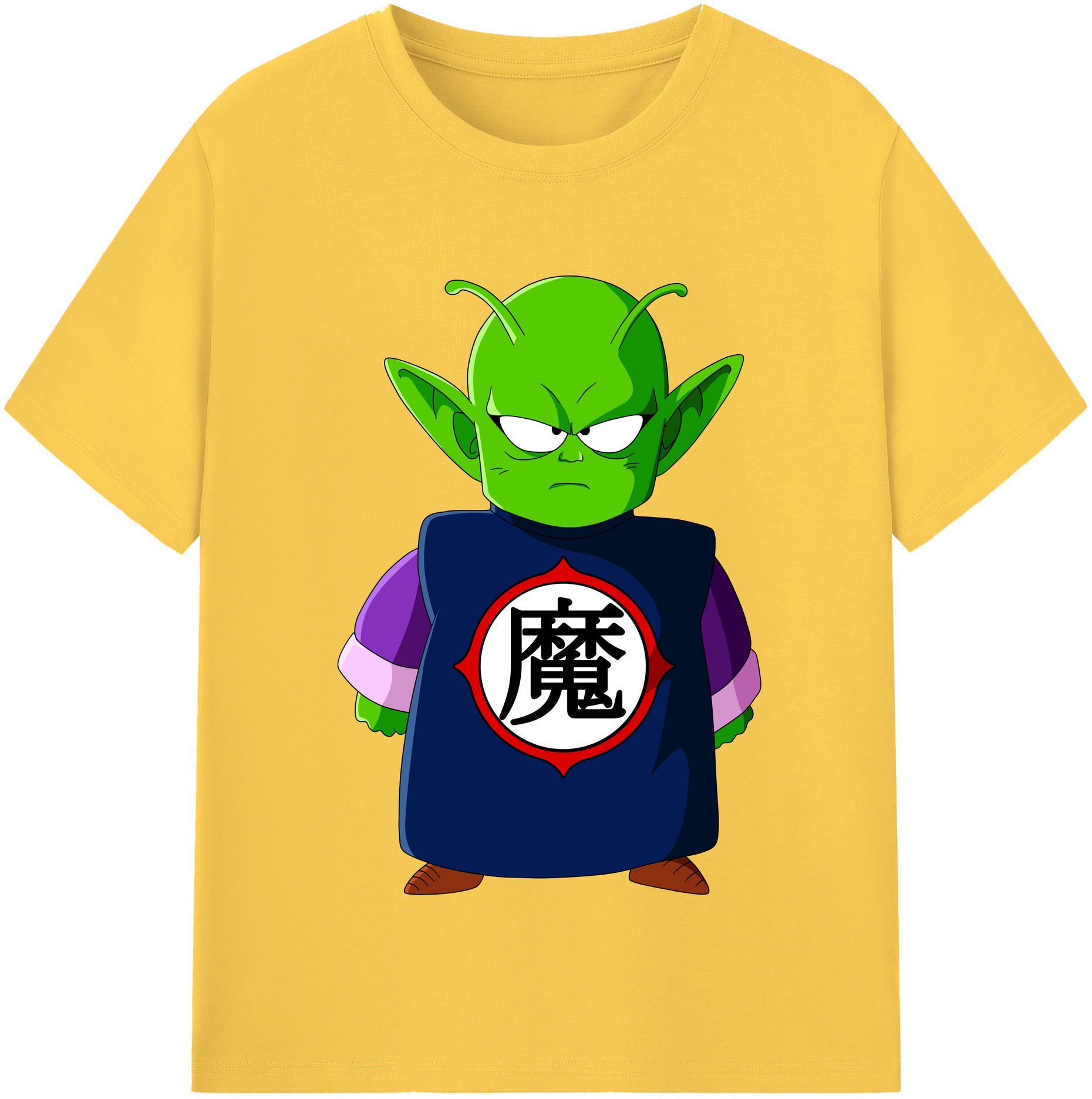 （画像用） ドラゴンボール ピッコロ DRAGON BALL Piccolo 綿100％半袖Tシャツ（フロントプリント）