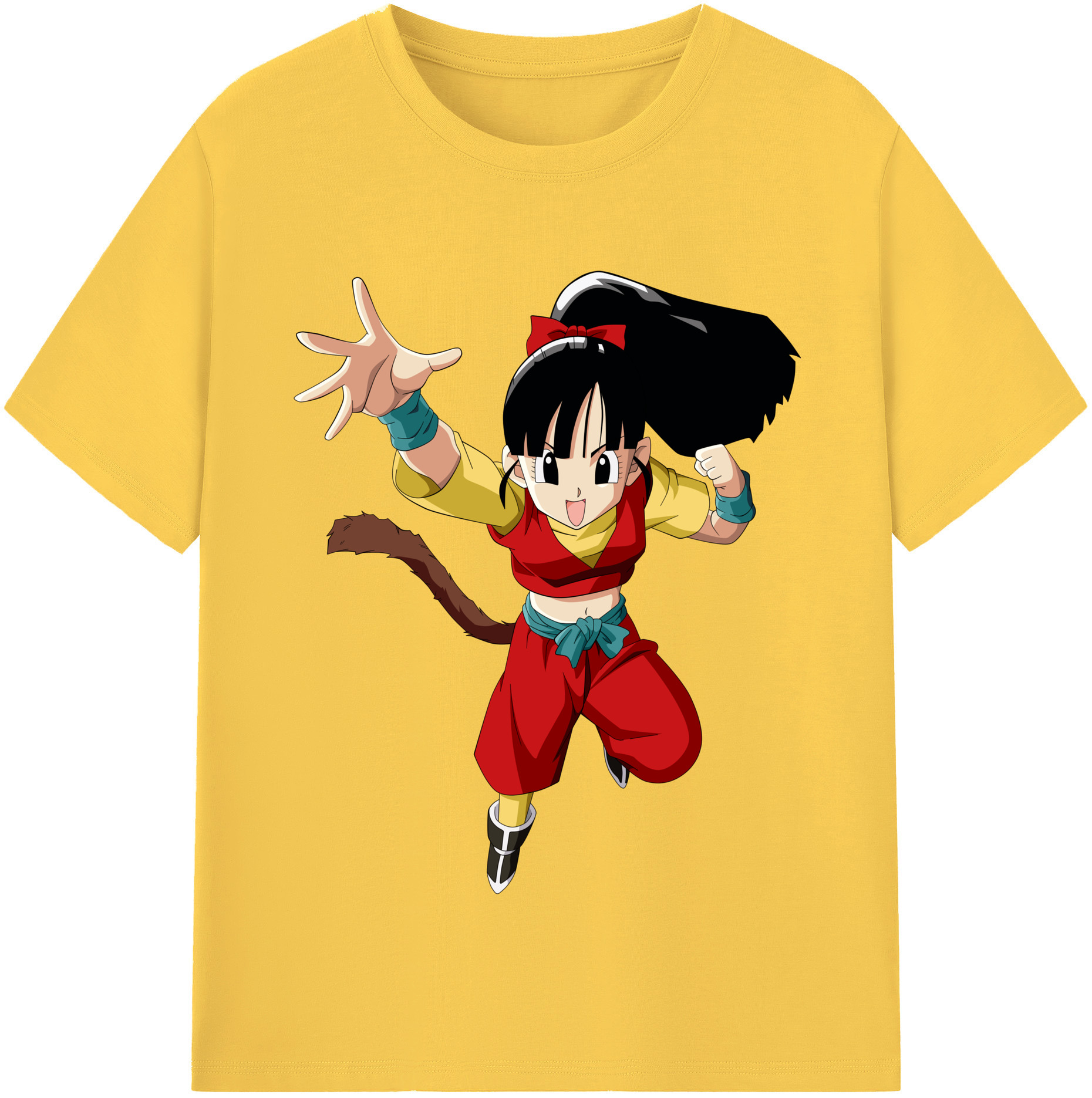 （画像用） ドラゴンボール パン DRAGON BALL Pan 綿100％半袖Tシャツ（フロントプリント）