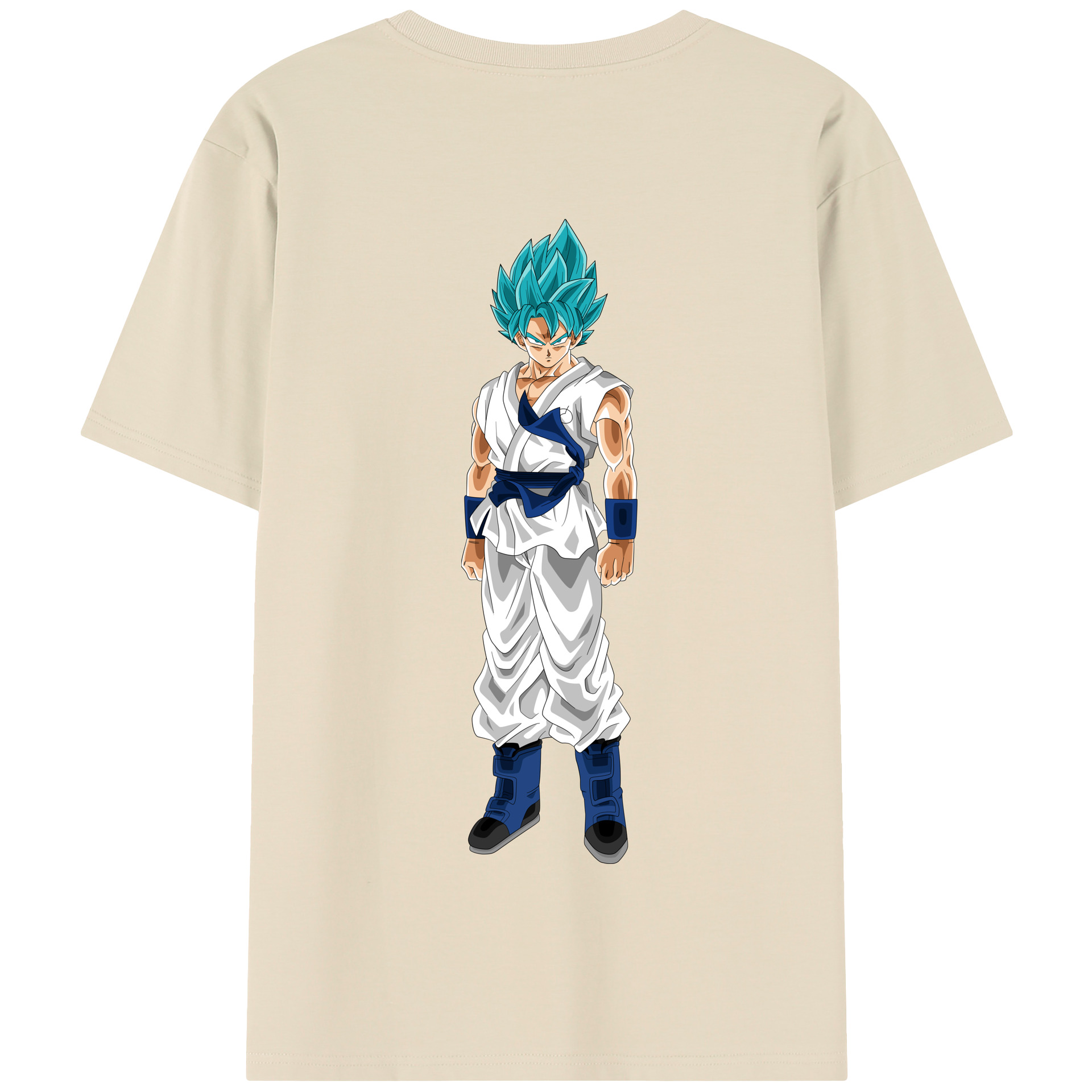 （画像用） ドラゴンボール 孫 悟飯（そんごはん）DRAGON BALL Son Gohan 綿100％半袖Tシャツ（背面プリント）