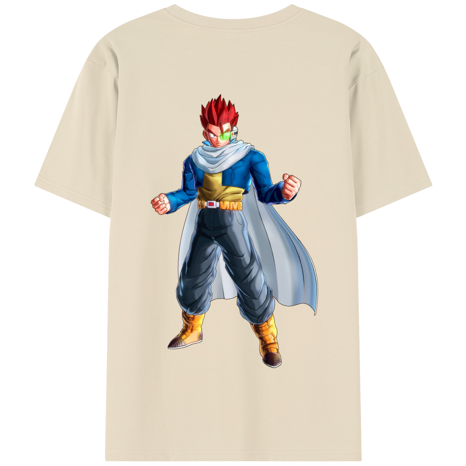 （画像用） ドラゴンボール 孫 悟飯（そんごはん）DRAGON BALL Son Gohan 綿100％半袖Tシャツ（背面プリント）
