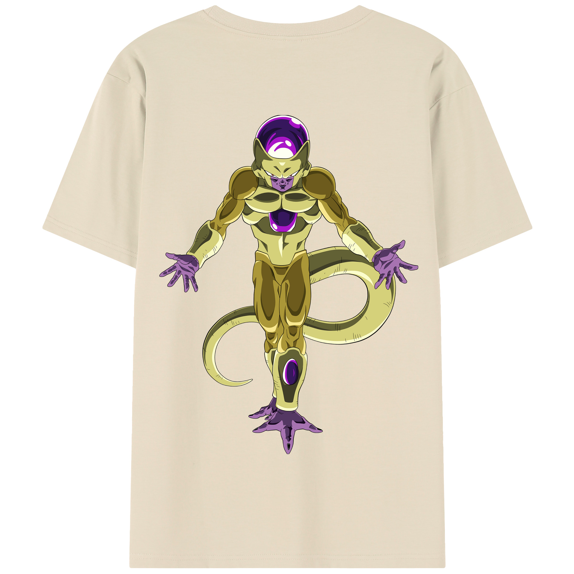 （画像用） ドラゴンボール フリーザ DRAGON BALL Frieza 綿100％半袖Tシャツ（背面プリント）