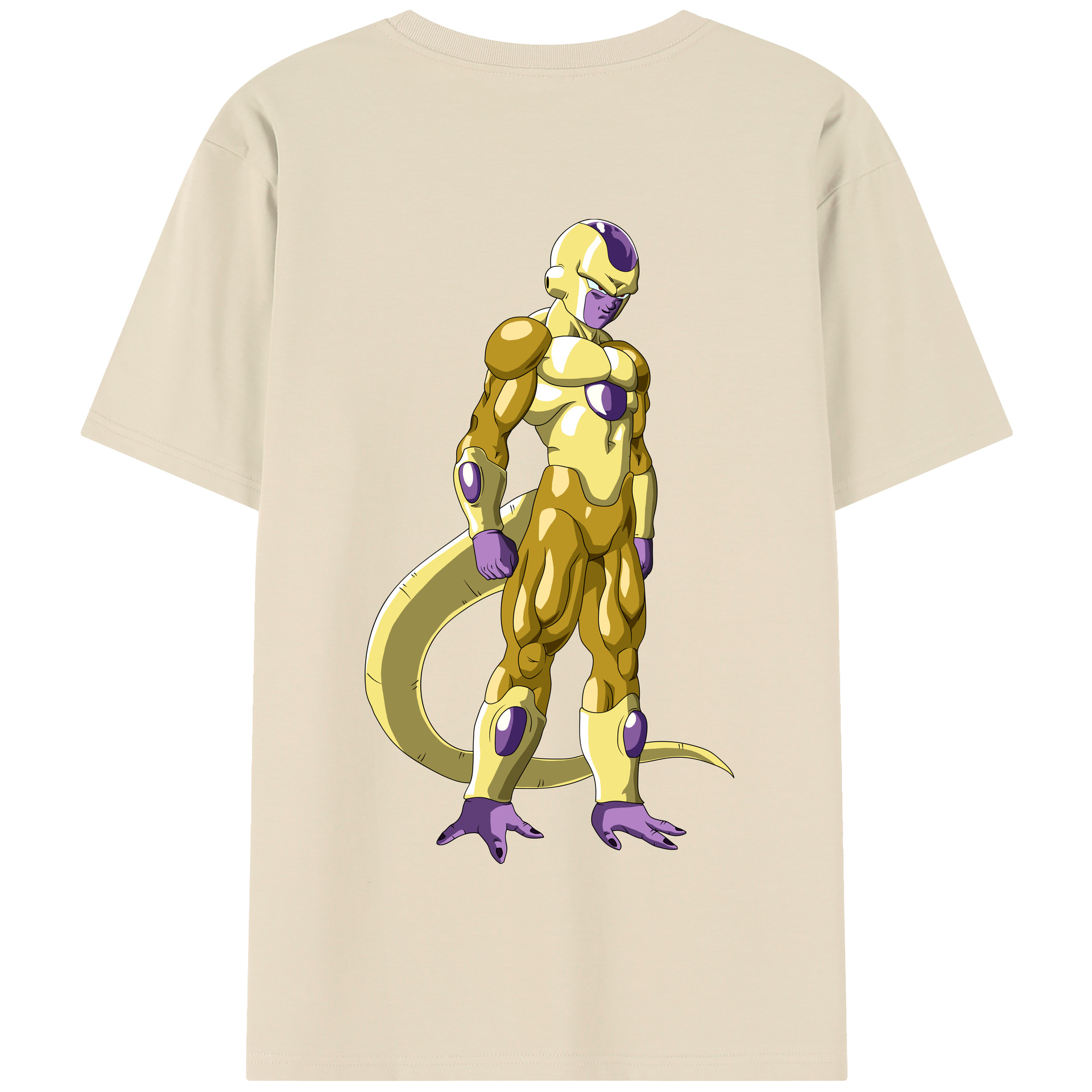 （画像用） ドラゴンボール フリーザ DRAGON BALL Frieza 綿100％半袖Tシャツ（背面プリント）