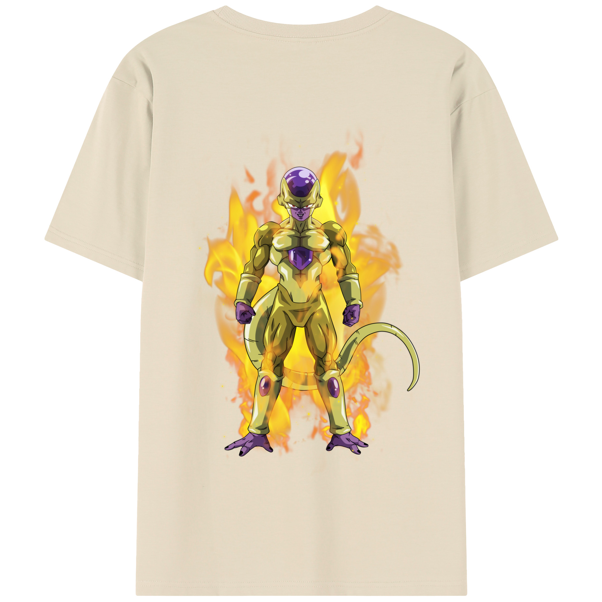 （画像用） ドラゴンボール フリーザ DRAGON BALL Frieza 綿100％半袖Tシャツ（背面プリント）