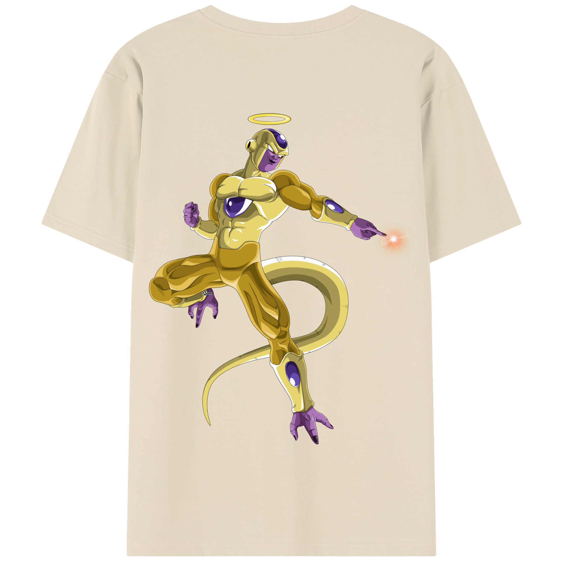 （画像用） ドラゴンボール フリーザ DRAGON BALL Frieza 綿100％半袖Tシャツ（背面プリント）