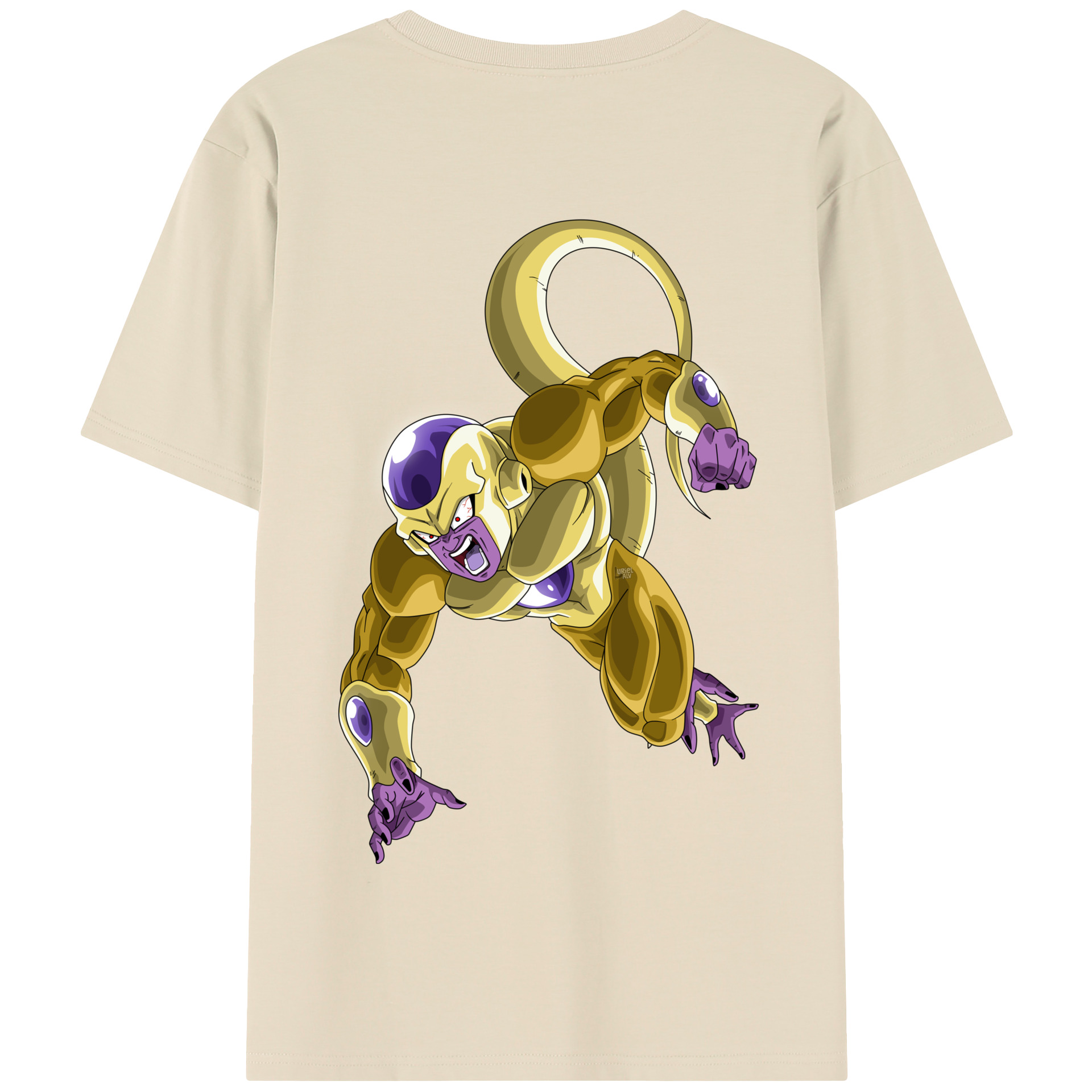 （画像用） ドラゴンボール フリーザ DRAGON BALL Frieza 綿100％半袖Tシャツ（背面プリント）