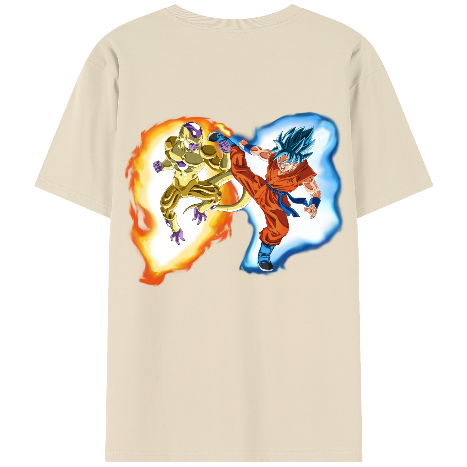 （画像用） ドラゴンボール フリーザ DRAGON BALL Frieza 綿100％半袖Tシャツ（背面プリント）