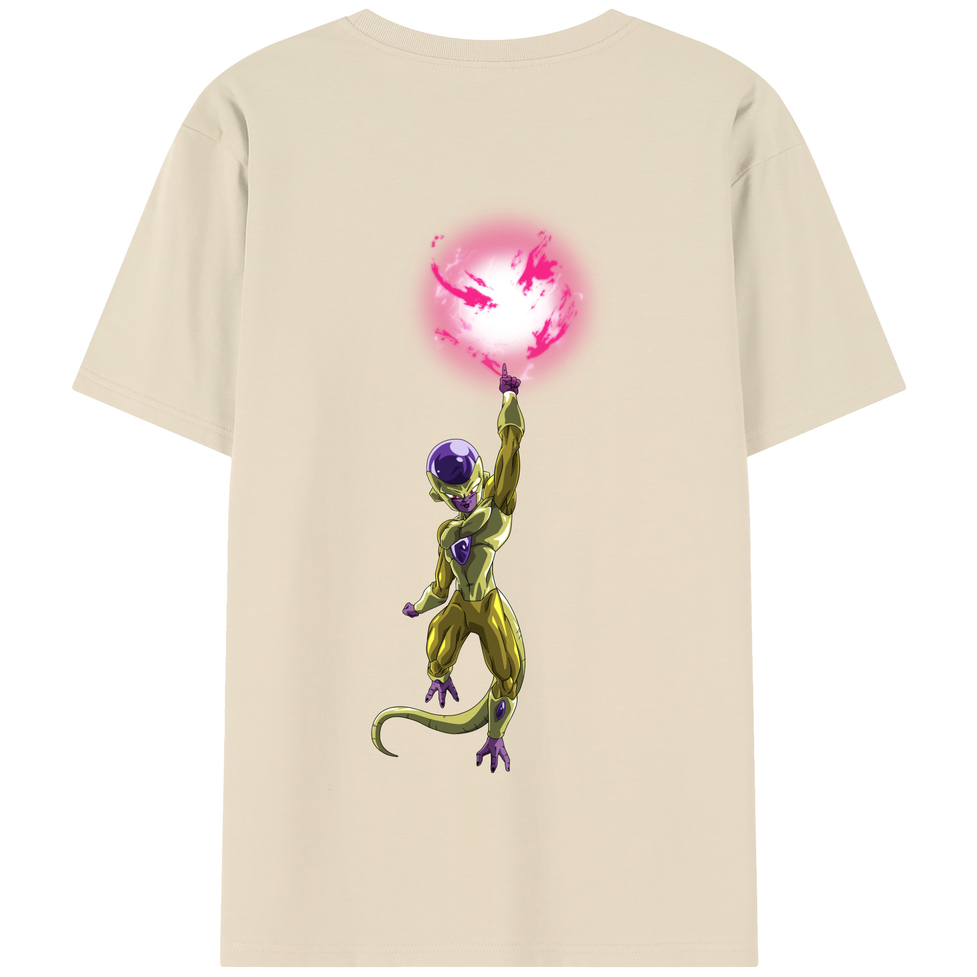 （画像用） ドラゴンボール フリーザ DRAGON BALL Frieza 綿100％半袖Tシャツ（背面プリント）