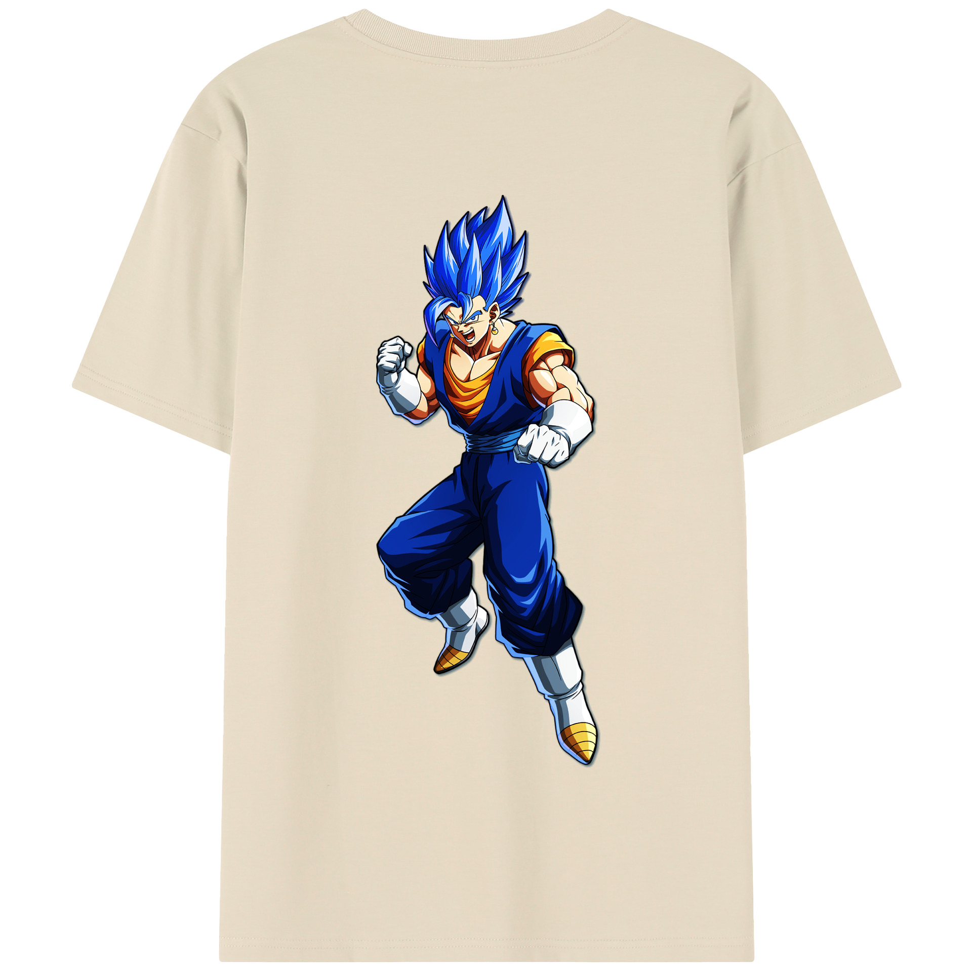 （画像用） ドラゴンボール ベジット DRAGON BALL Vegetto 綿100％半袖Tシャツ（背面プリント）