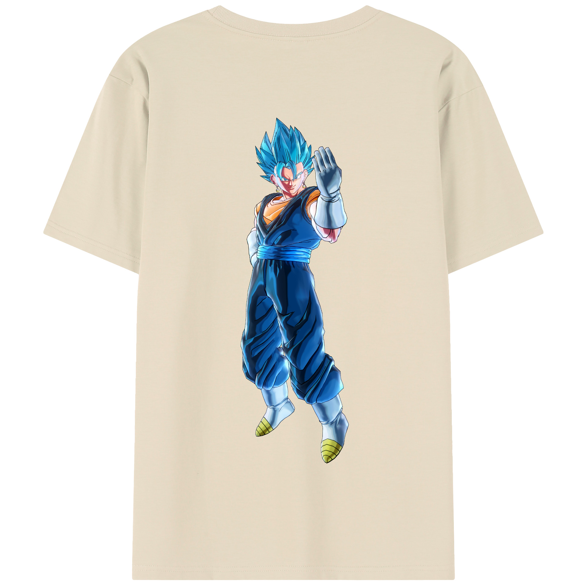 （画像用） ドラゴンボール ベジット DRAGON BALL Vegetto 綿100％半袖Tシャツ（背面プリント）