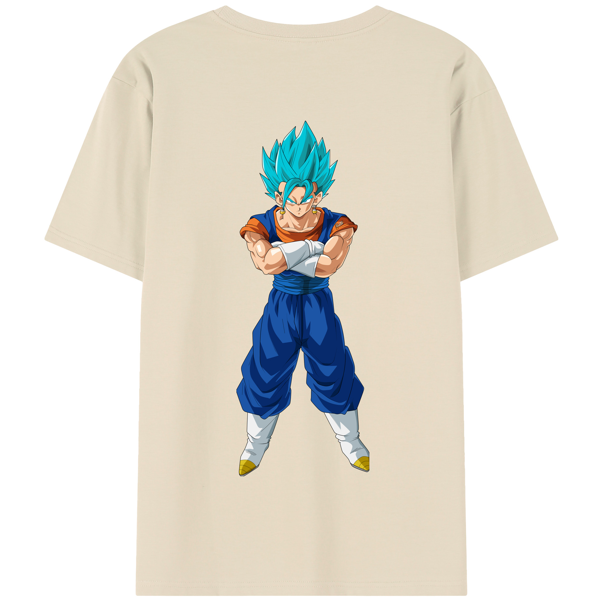 （画像用） ドラゴンボール ベジット DRAGON BALL Vegetto 綿100％半袖Tシャツ（背面プリント）