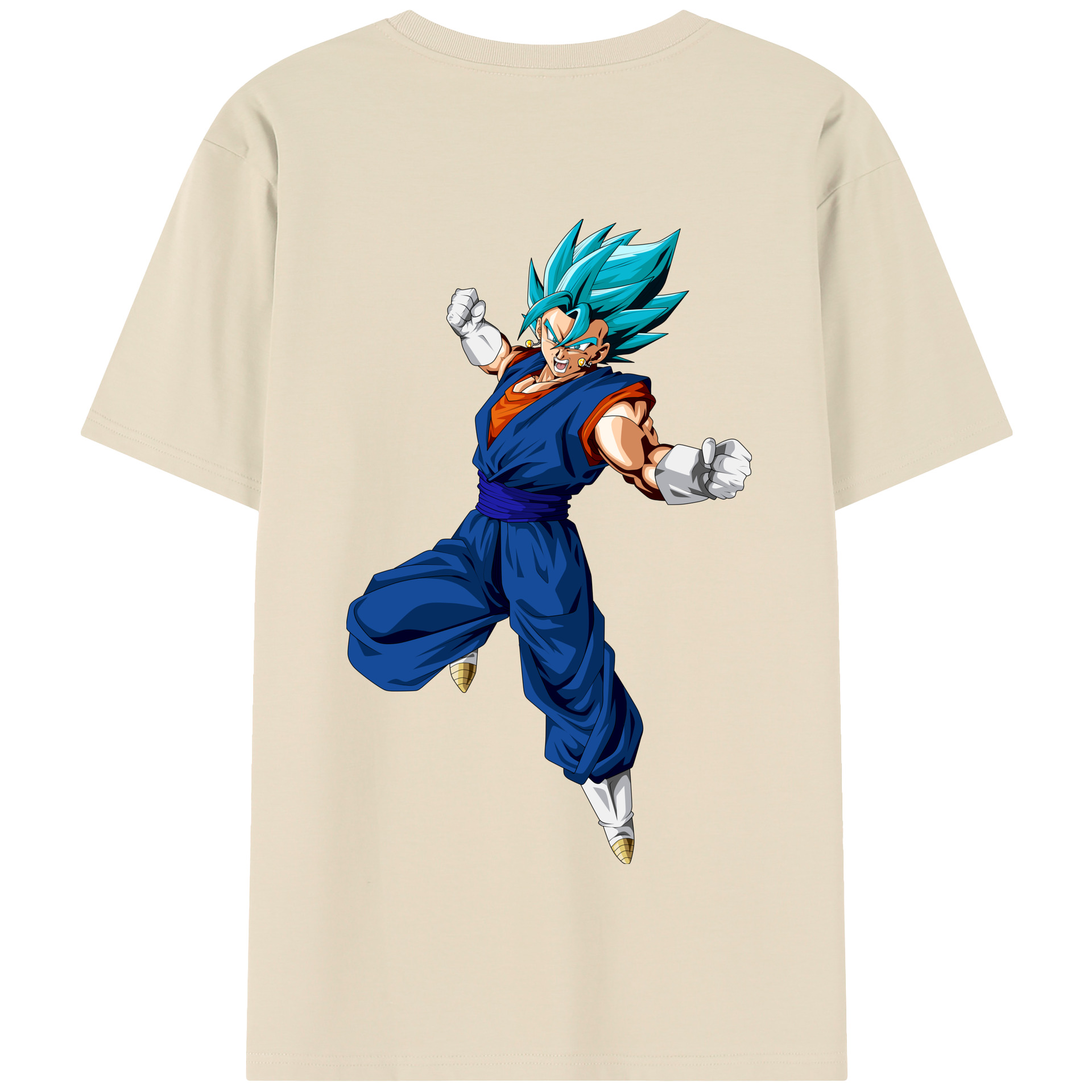 （画像用） ドラゴンボール ベジット DRAGON BALL Vegetto 綿100％半袖Tシャツ（背面プリント）