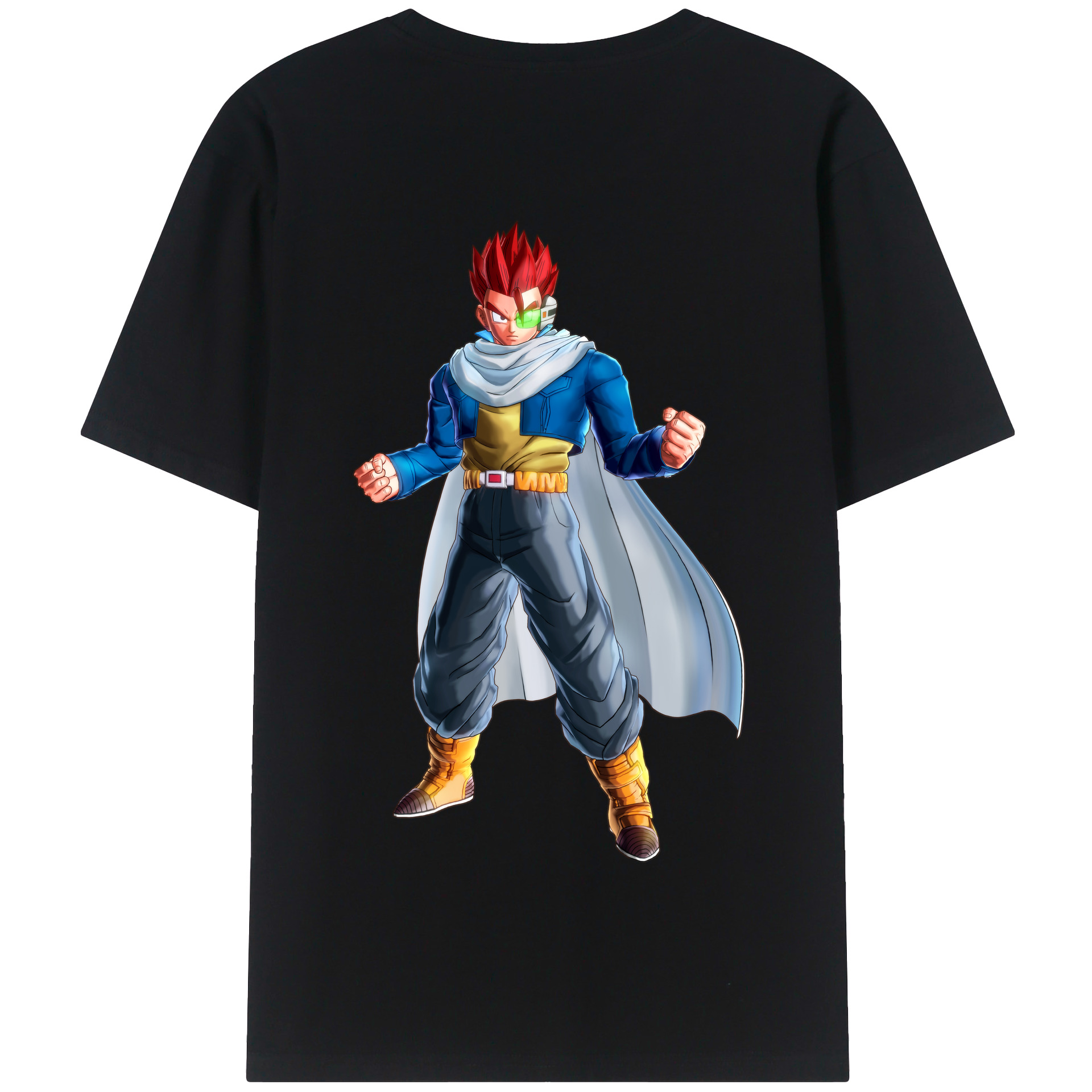 （画像用） ドラゴンボール 孫 悟飯（そんごはん）DRAGON BALL Son Gohan 綿100％半袖Tシャツ（背面プリント）