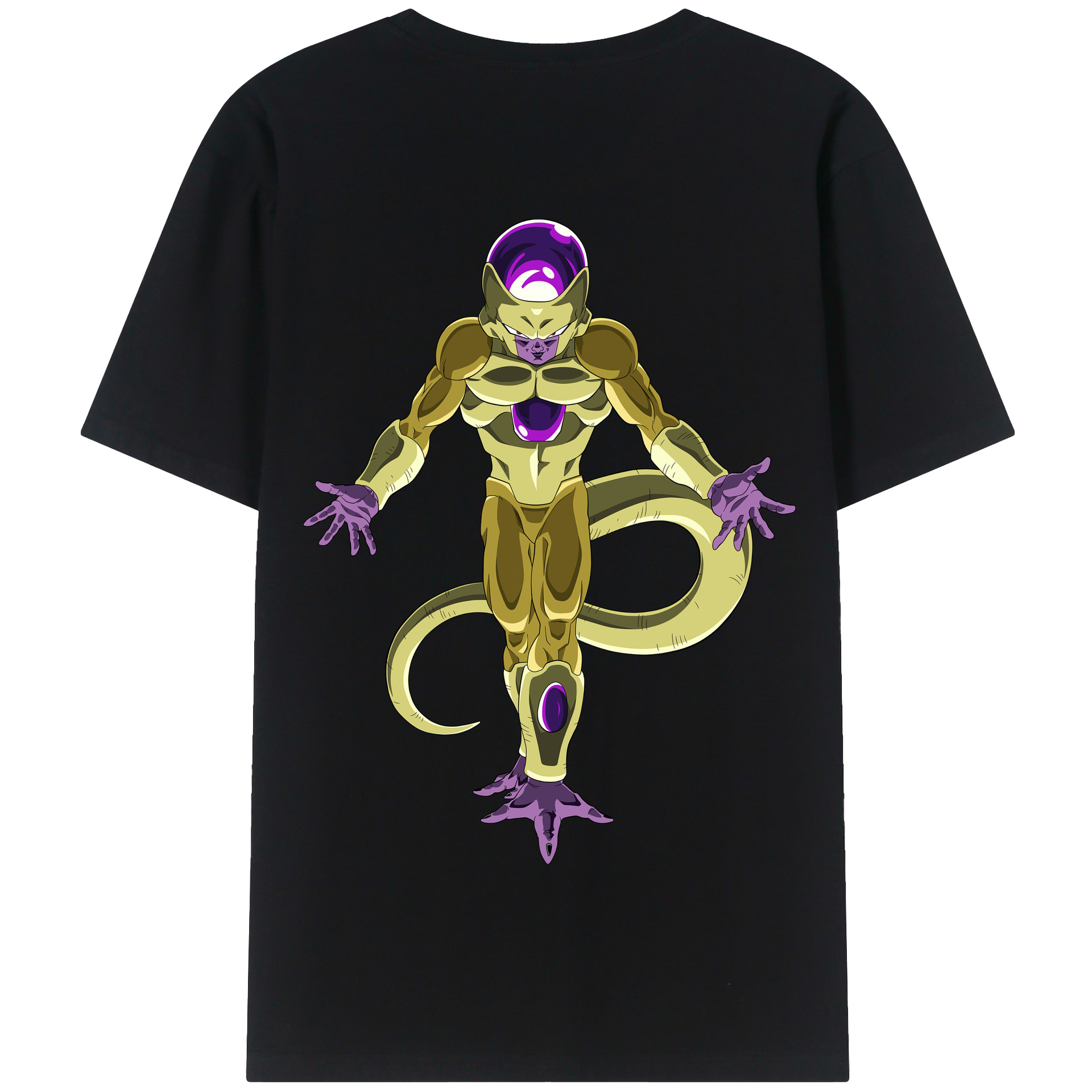 （画像用） ドラゴンボール フリーザ DRAGON BALL Frieza 綿100％半袖Tシャツ（背面プリント）
