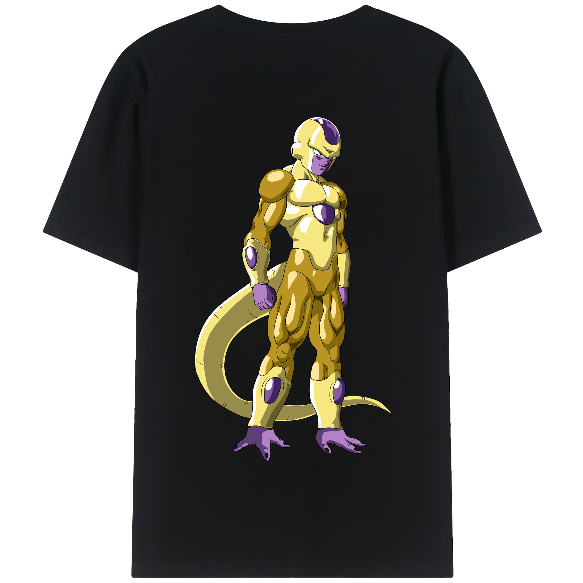 （画像用） ドラゴンボール フリーザ DRAGON BALL Frieza 綿100％半袖Tシャツ（背面プリント）