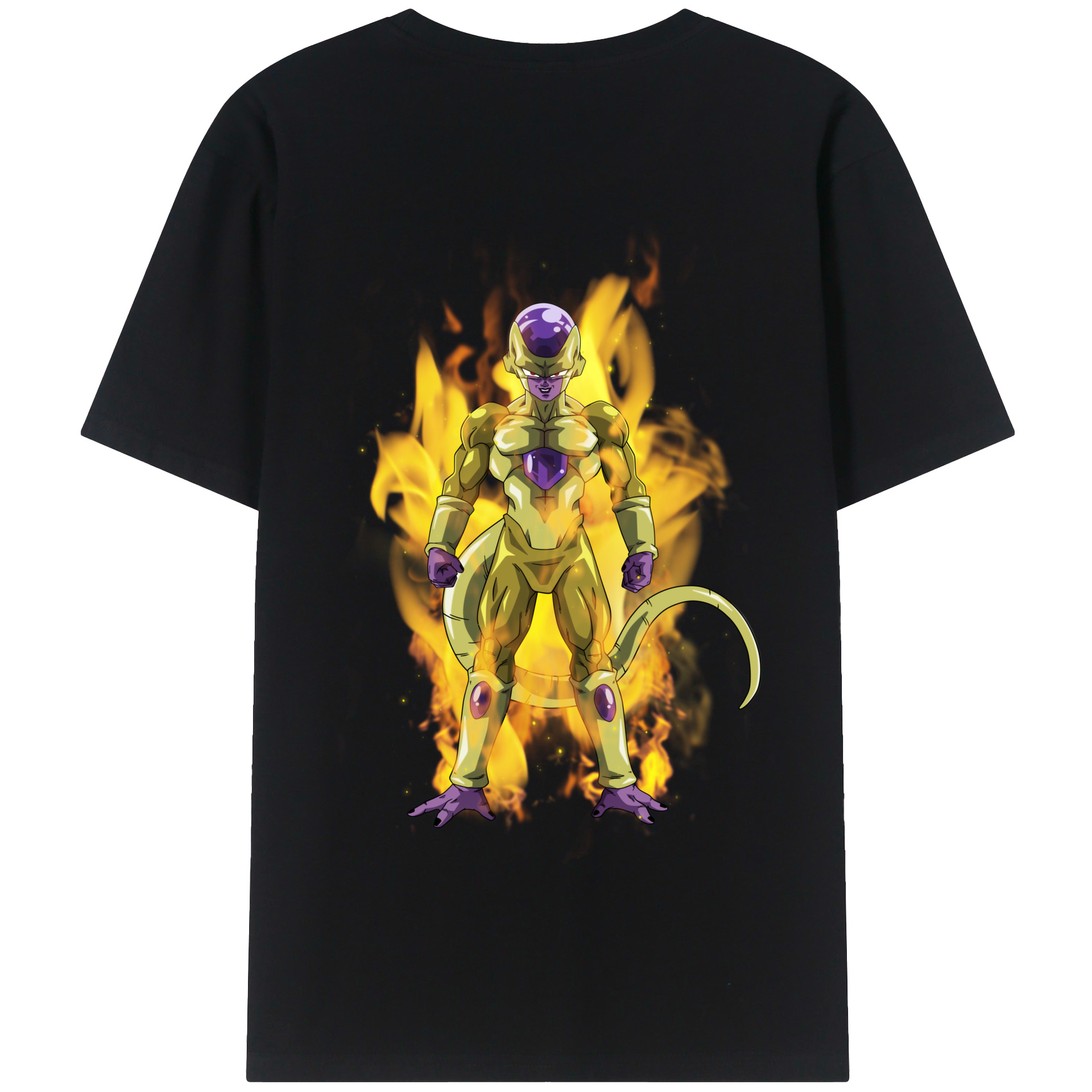 （画像用） ドラゴンボール フリーザ DRAGON BALL Frieza 綿100％半袖Tシャツ（背面プリント）