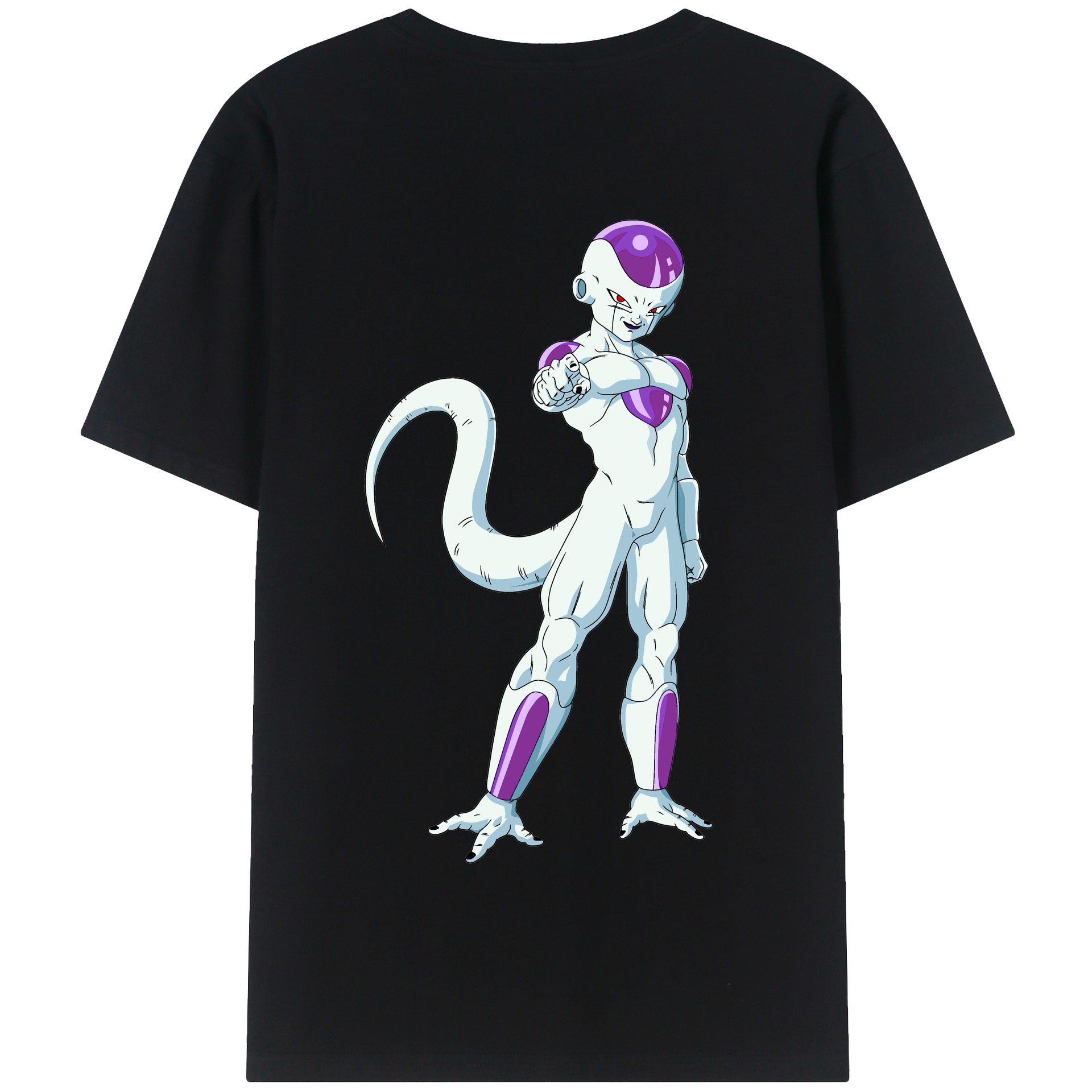 （画像用） ドラゴンボール フリーザ DRAGON BALL Frieza 綿100％半袖Tシャツ（背面プリント）