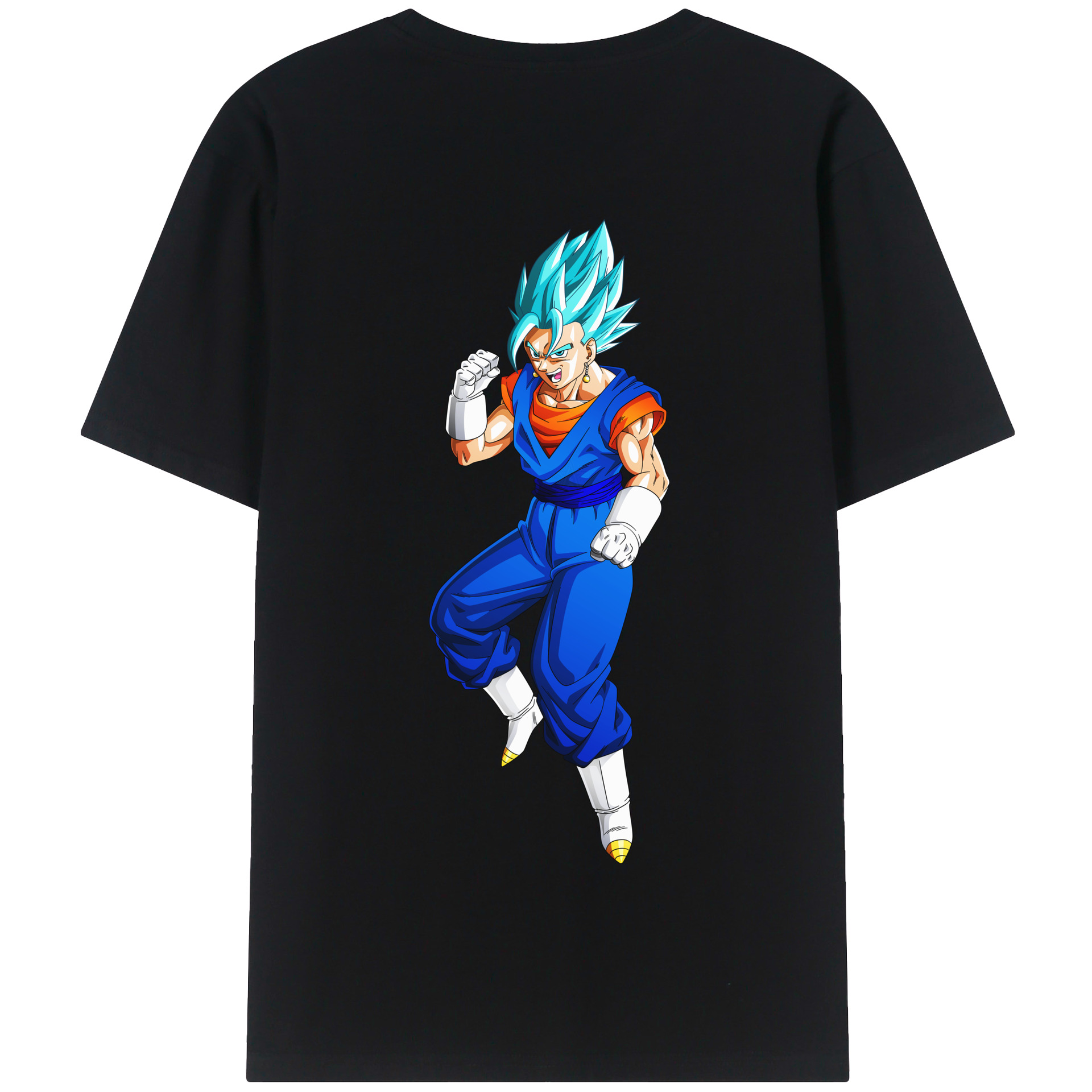（画像用） ドラゴンボール ベジット DRAGON BALL Vegetto 綿100％半袖Tシャツ（背面プリント）