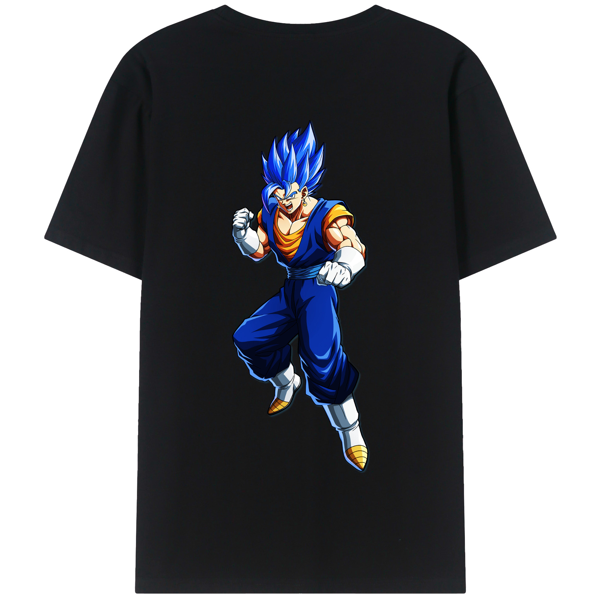 （画像用） ドラゴンボール ベジット DRAGON BALL Vegetto 綿100％半袖Tシャツ（背面プリント）
