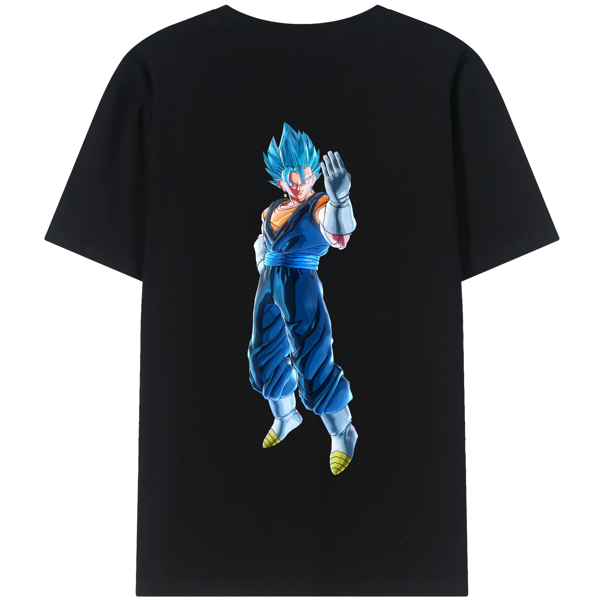 （画像用） ドラゴンボール ベジット DRAGON BALL Vegetto 綿100％半袖Tシャツ（背面プリント）