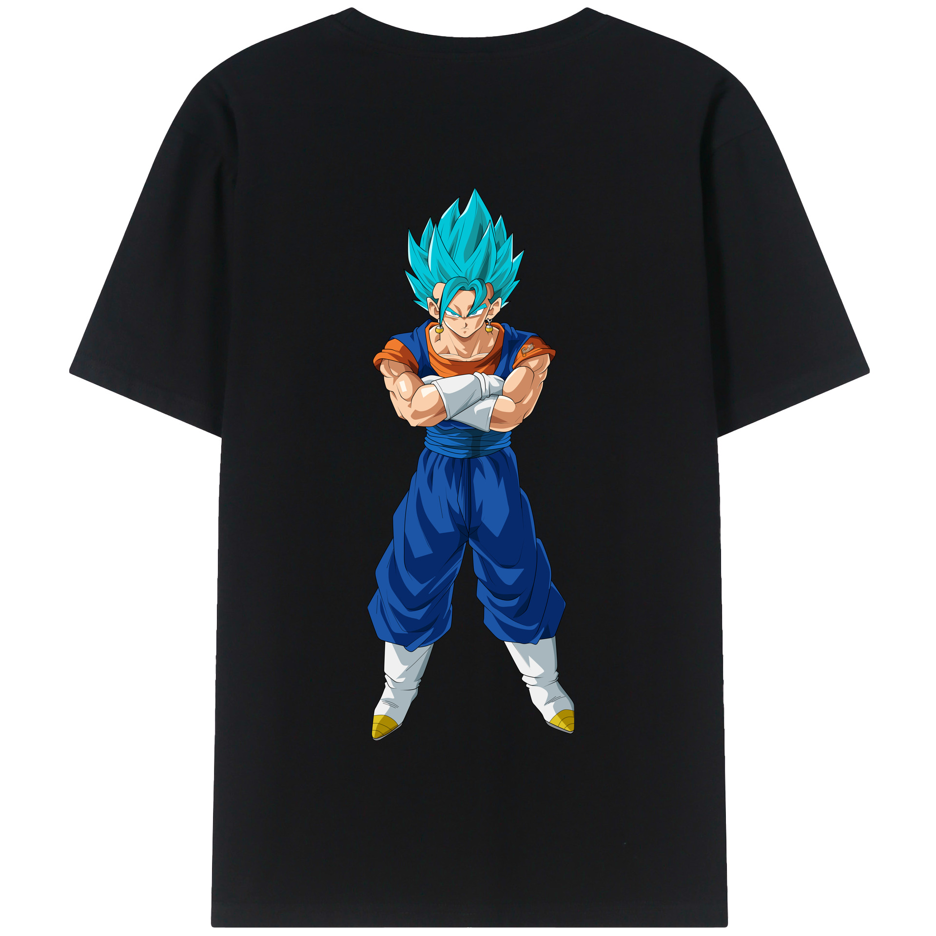 （画像用） ドラゴンボール ベジット DRAGON BALL Vegetto 綿100％半袖Tシャツ（背面プリント）