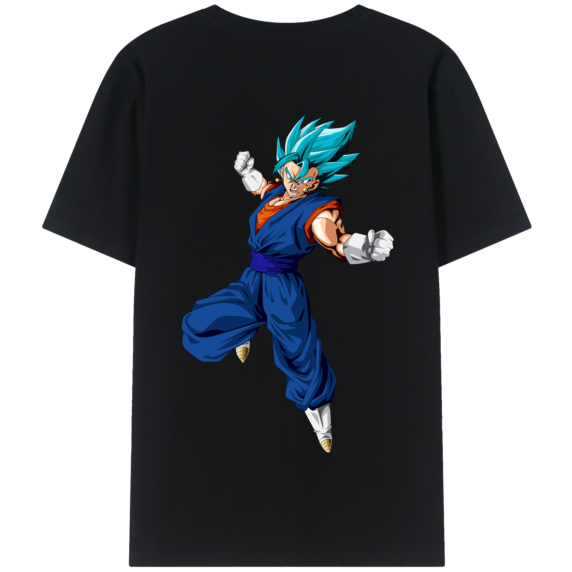 （画像用） ドラゴンボール ベジット DRAGON BALL Vegetto 綿100％半袖Tシャツ（背面プリント）