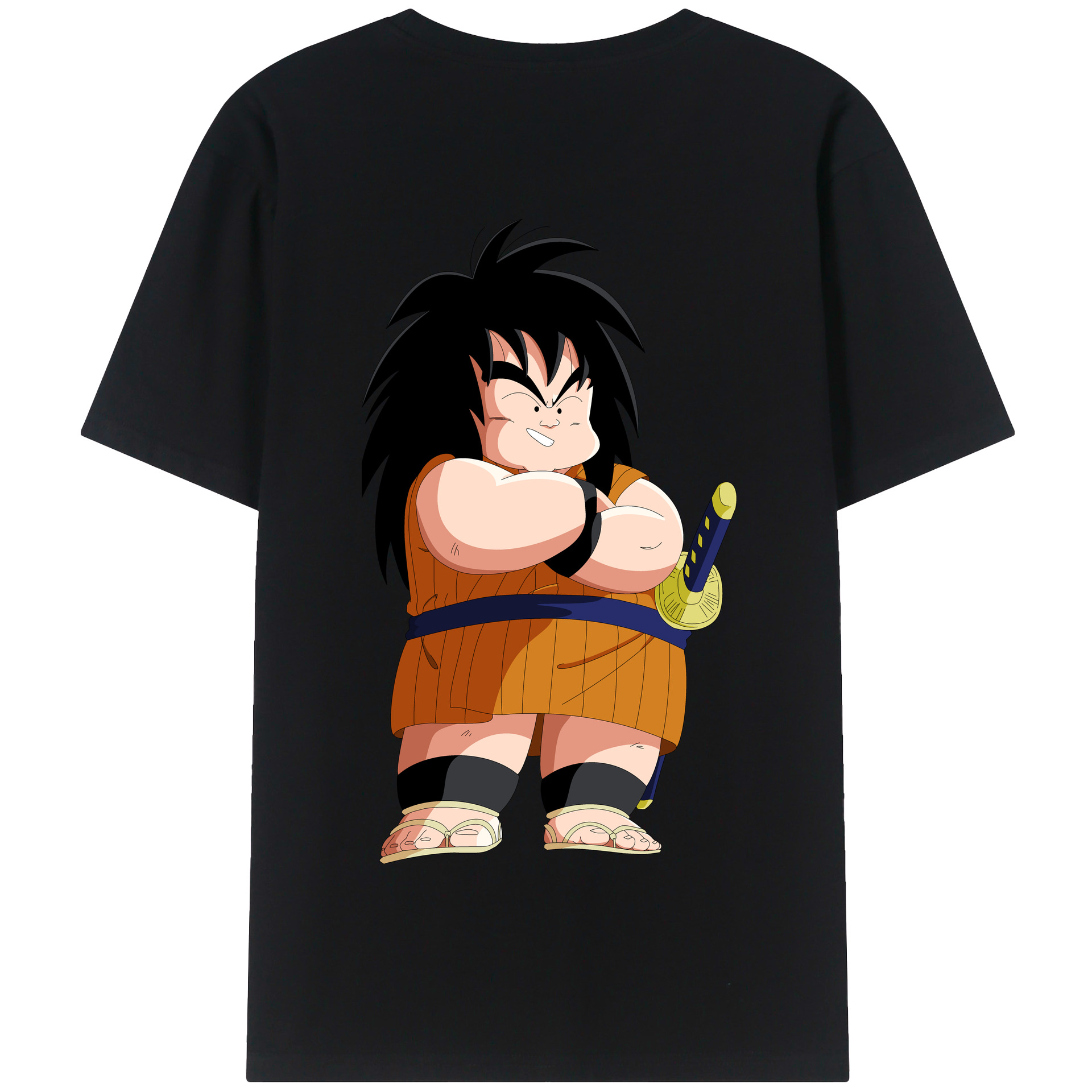 （画像用） ドラゴンボール やじろべえ DRAGON BALL Yajirobe 綿100％半袖Tシャツ（背面プリント）