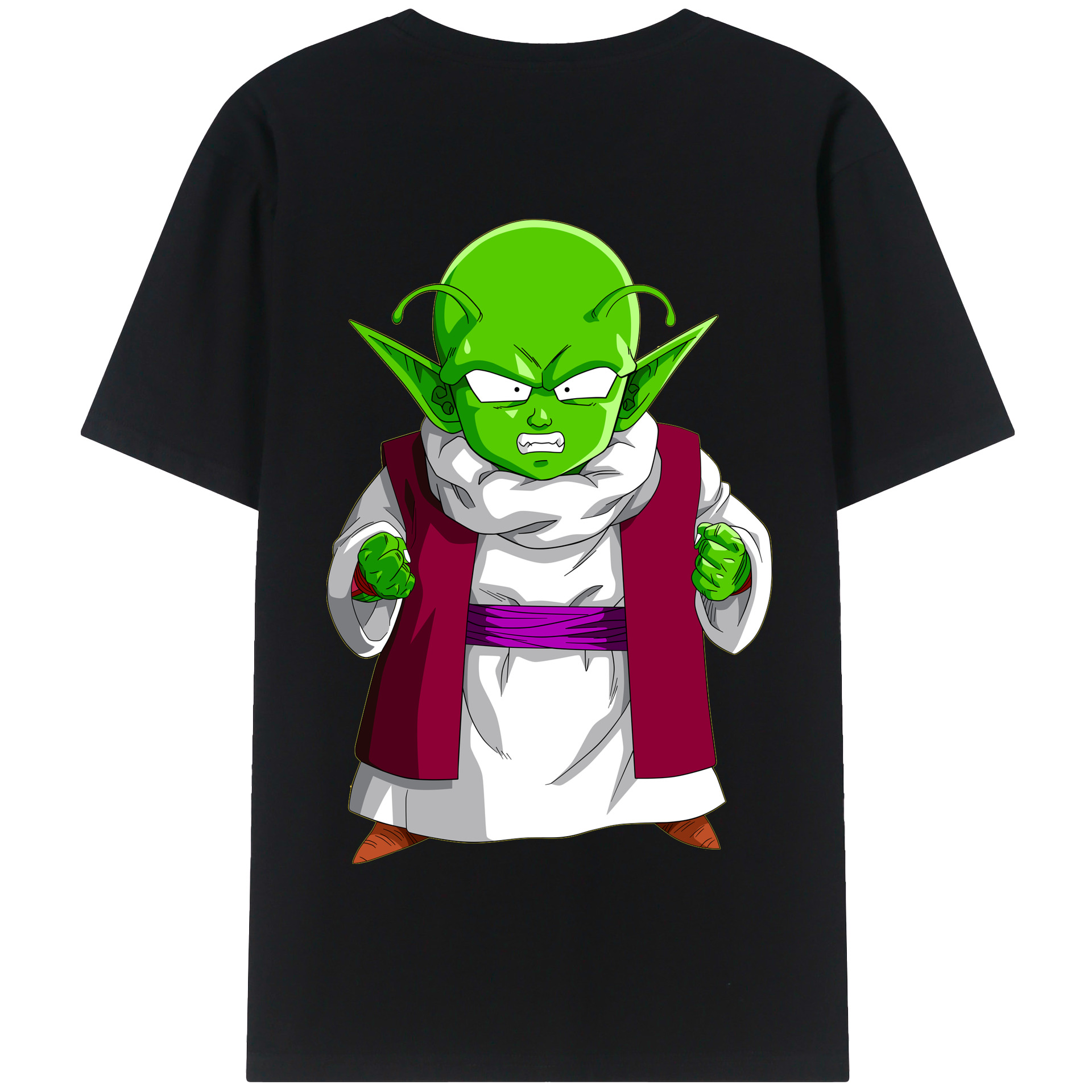 （画像用） ドラゴンボール ピッコロ DRAGON BALL Piccolo 綿100％半袖Tシャツ（背面プリント）