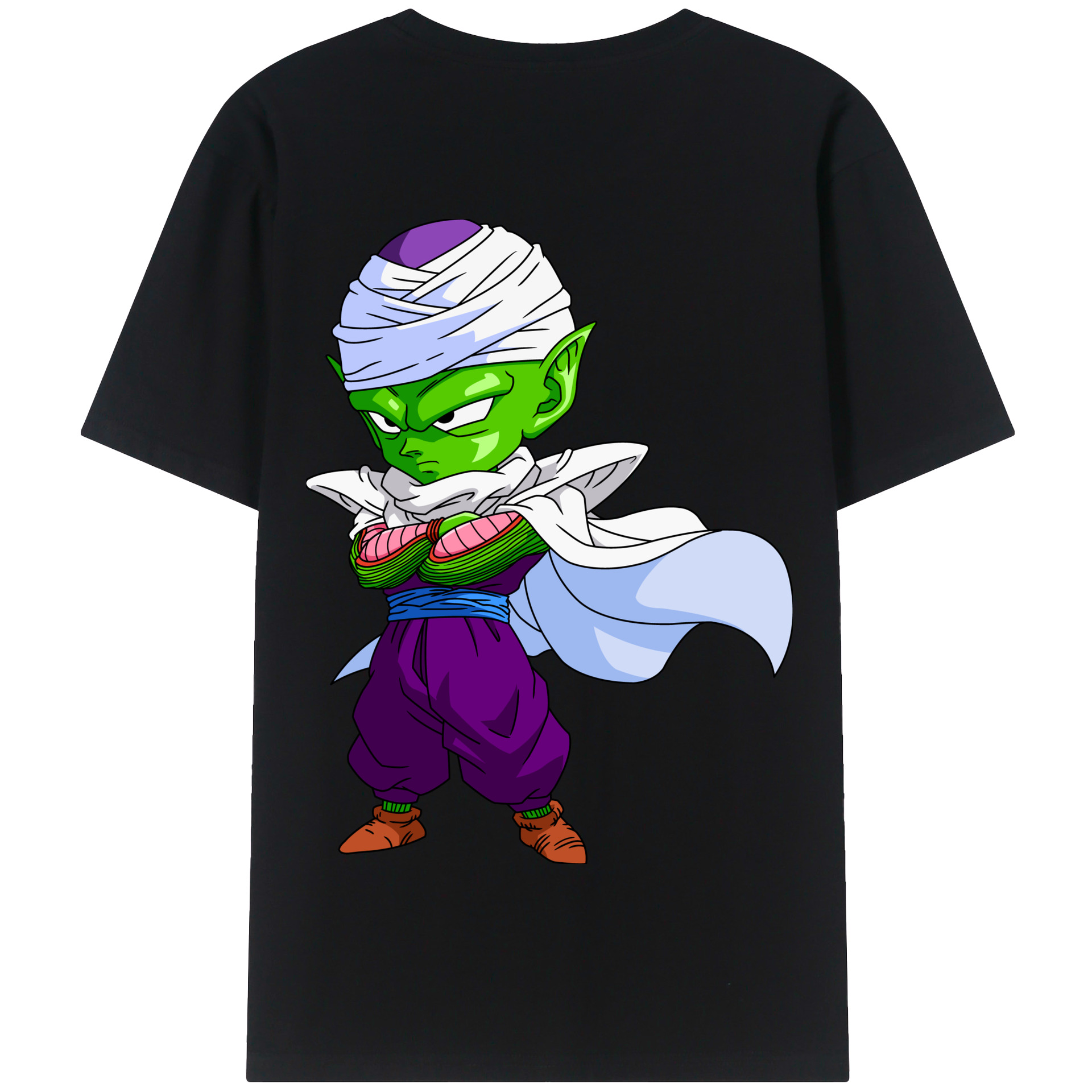 （画像用） ドラゴンボール ピッコロ DRAGON BALL Piccolo 綿100％半袖Tシャツ（背面プリント）