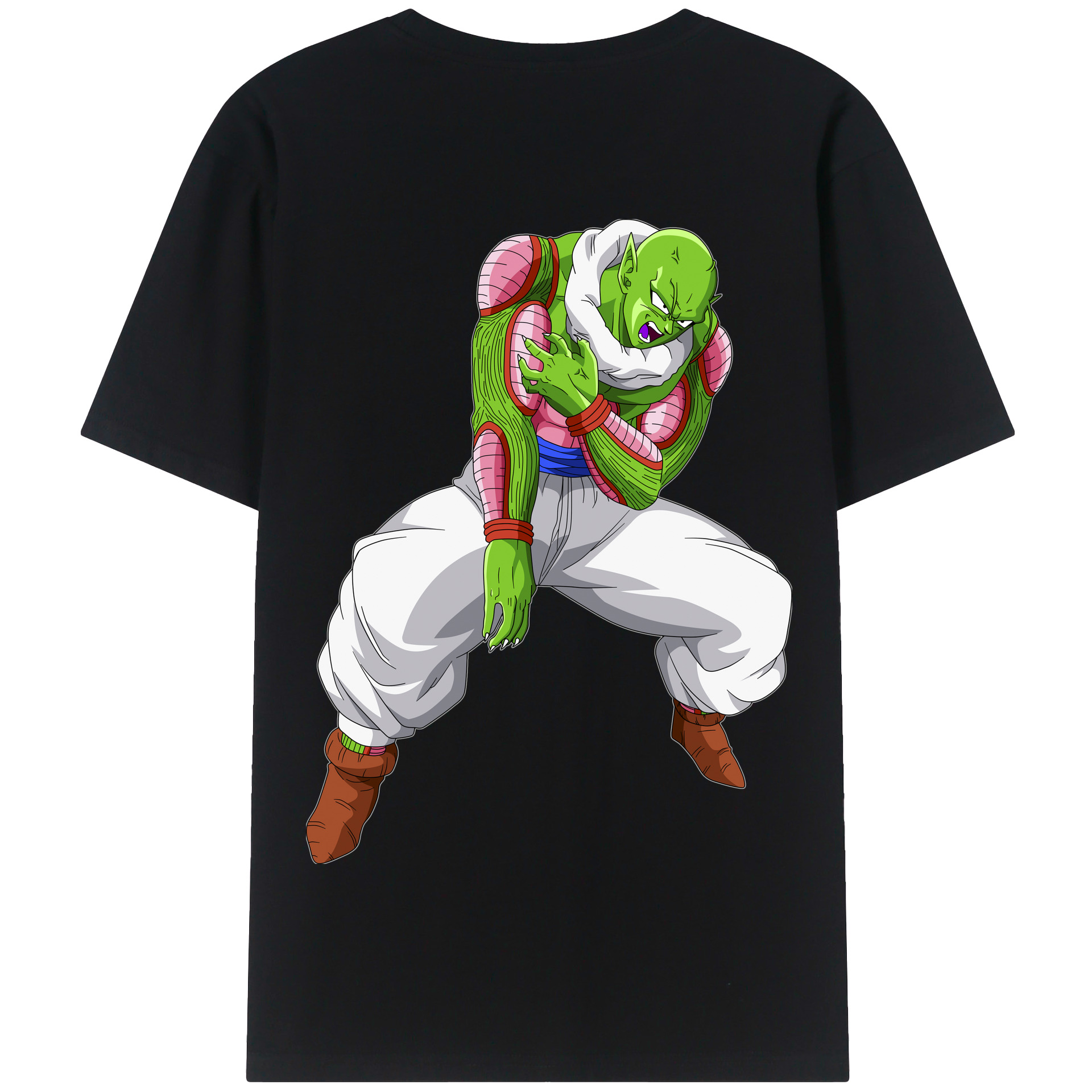 （画像用） ドラゴンボール ピッコロ DRAGON BALL Piccolo 綿100％半袖Tシャツ（背面プリント）