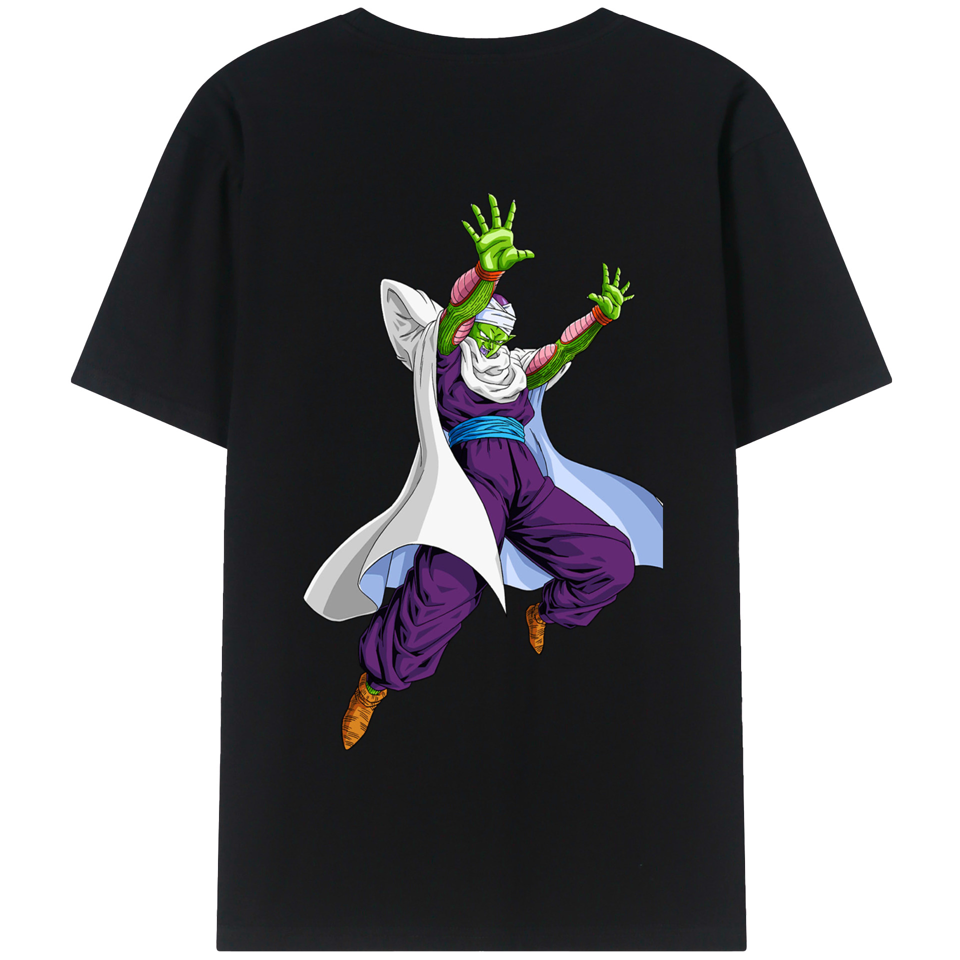（画像用） ドラゴンボール ピッコロ DRAGON BALL Piccolo 綿100％半袖Tシャツ（背面プリント）