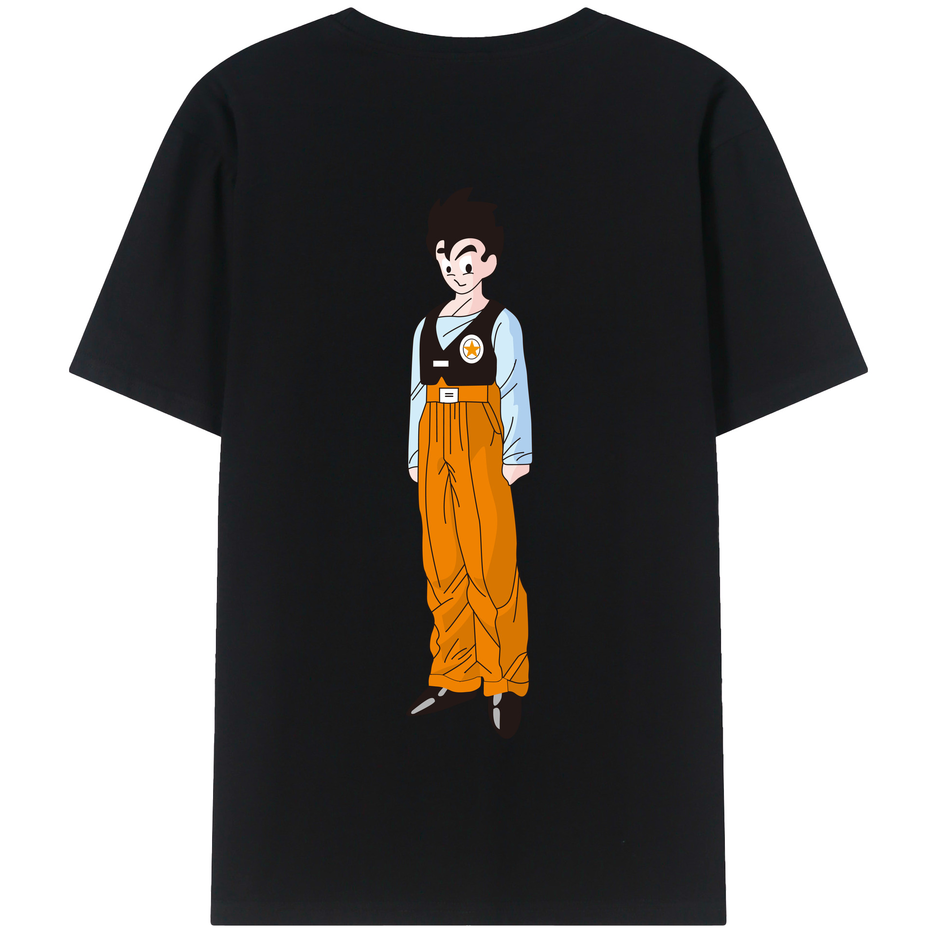（画像用） ドラゴンボール DRAGON BALL 綿100％半袖Tシャツ（背面プリント）