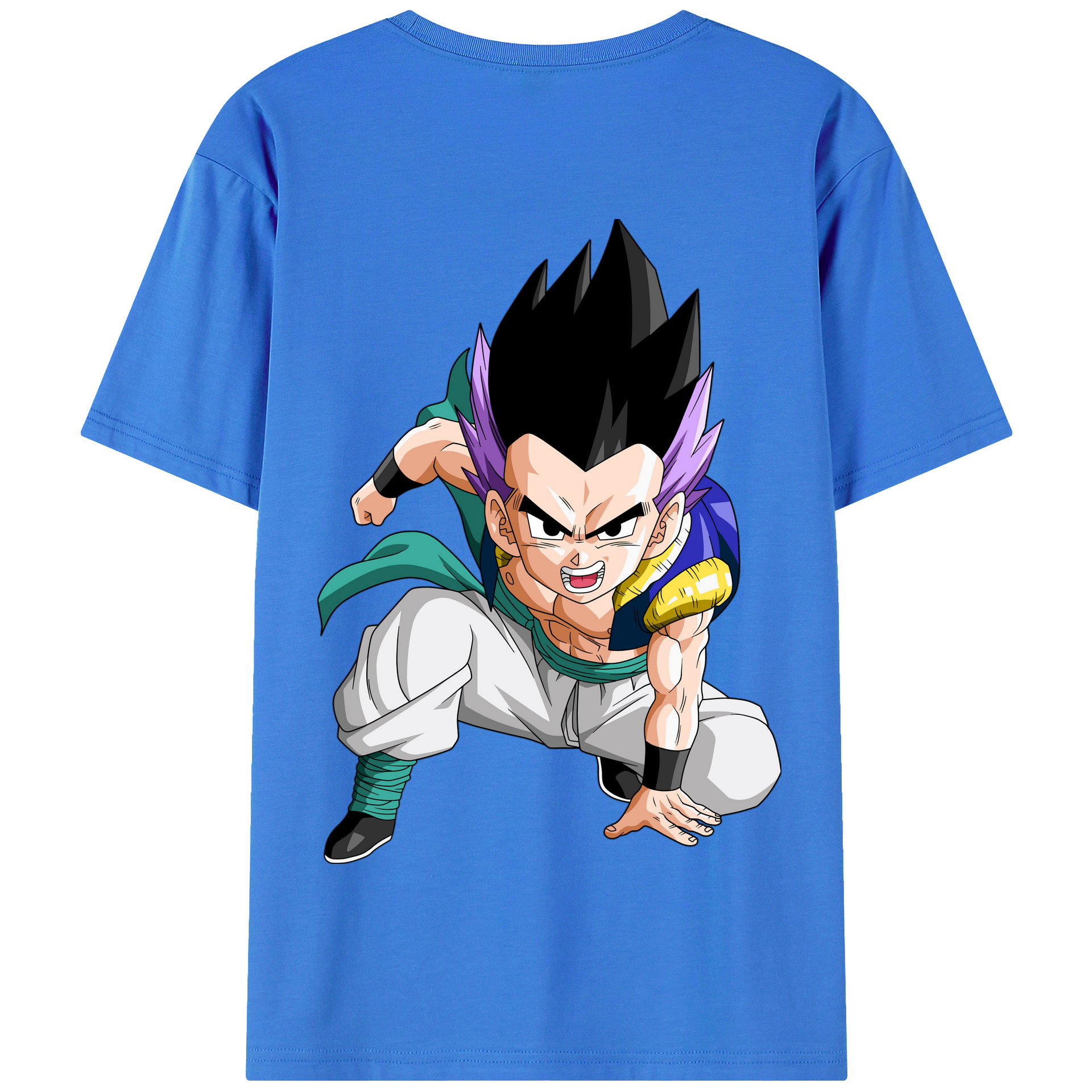 （画像用） ドラゴンボール 孫 悟飯（そんごはん）DRAGON BALL Son Gohan 綿100％半袖Tシャツ（背面プリント）