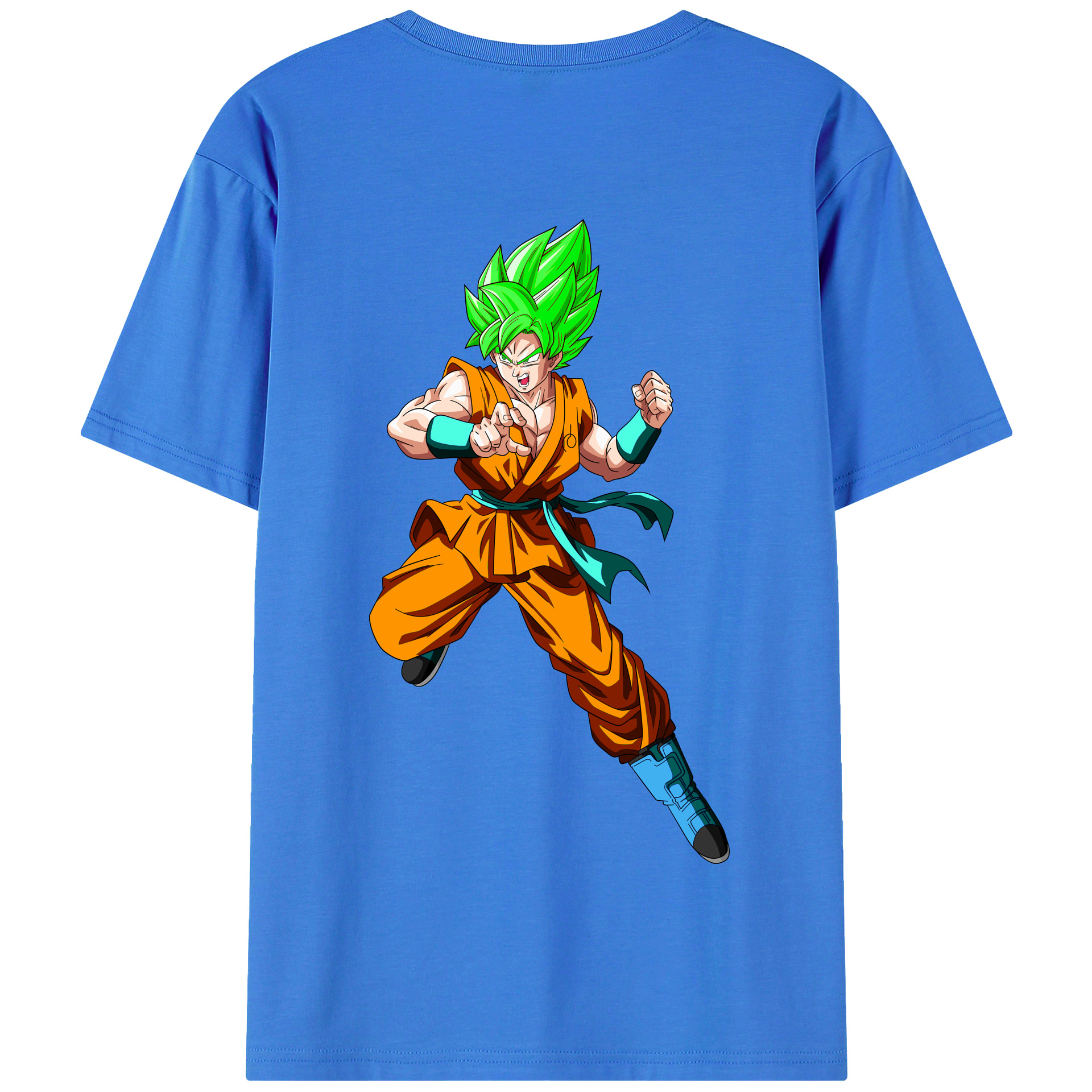 （画像用） ドラゴンボール 孫 悟飯（そんごはん）DRAGON BALL Son Gohan 綿100％半袖Tシャツ（背面プリント）