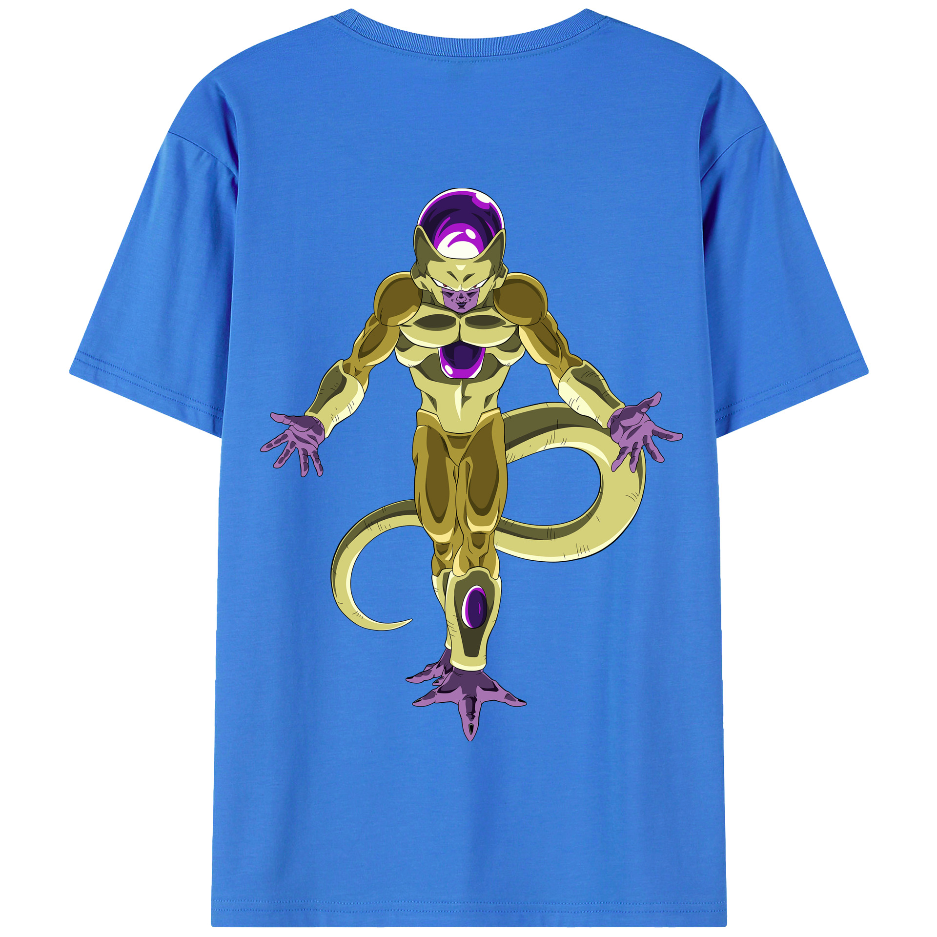 （画像用） ドラゴンボール フリーザ DRAGON BALL Frieza 綿100％半袖Tシャツ（背面プリント）