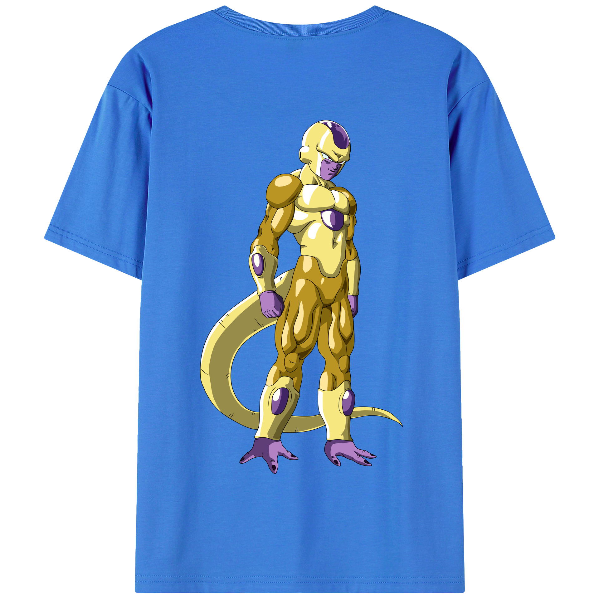 （画像用） ドラゴンボール フリーザ DRAGON BALL Frieza 綿100％半袖Tシャツ（背面プリント）