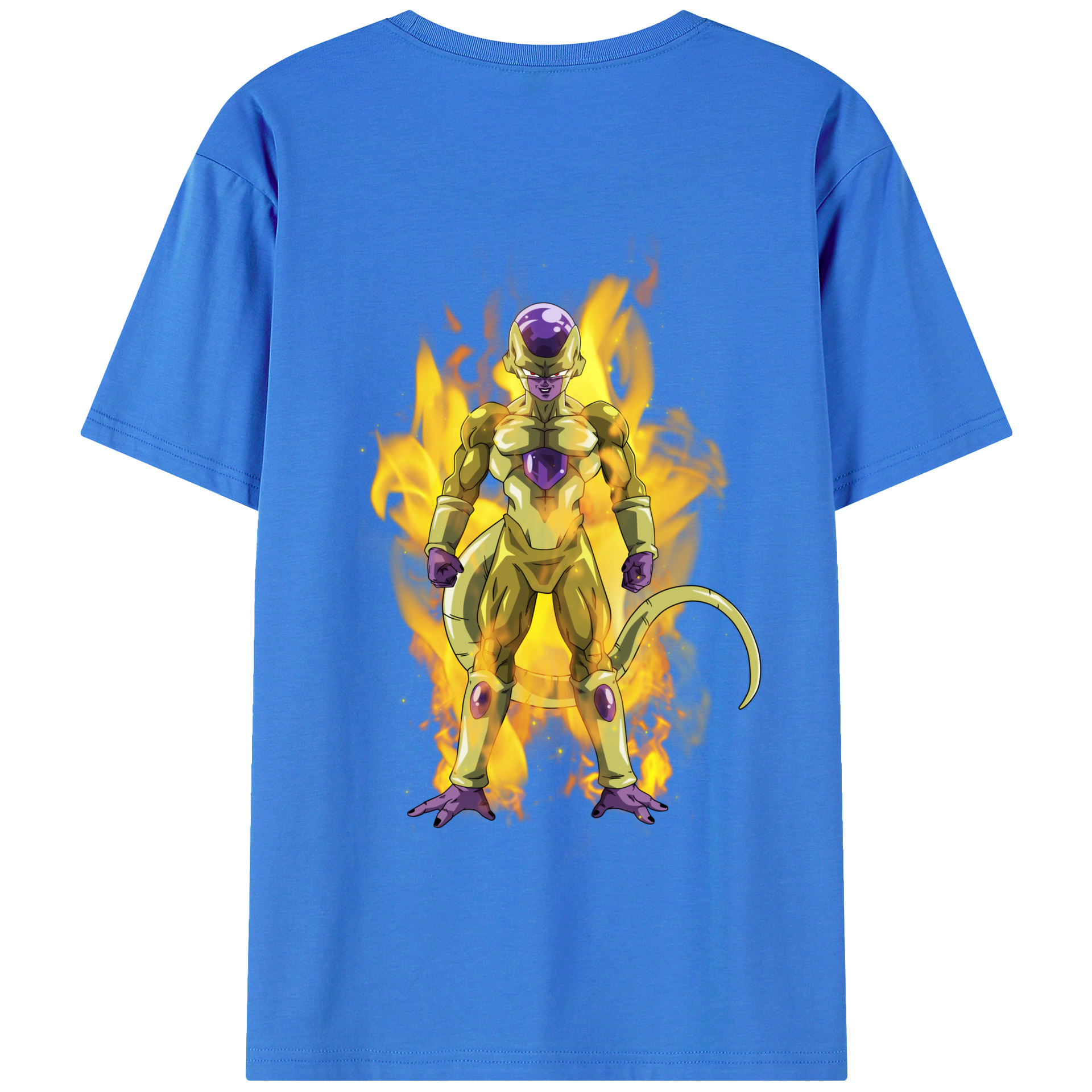 （画像用） ドラゴンボール フリーザ DRAGON BALL Frieza 綿100％半袖Tシャツ（背面プリント）