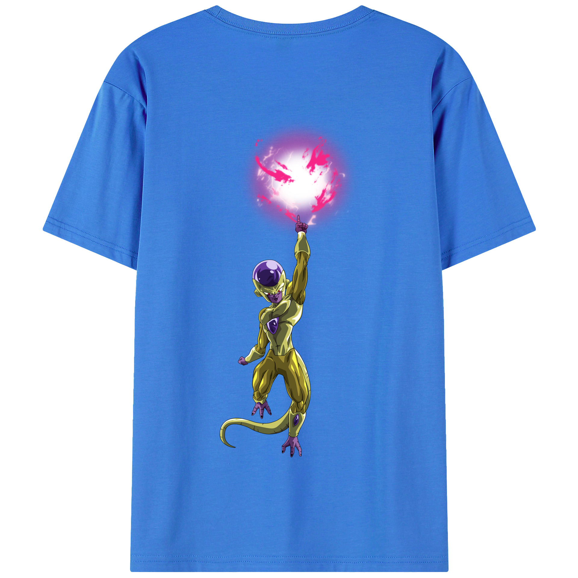 （画像用） ドラゴンボール フリーザ DRAGON BALL Frieza 綿100％半袖Tシャツ（背面プリント）