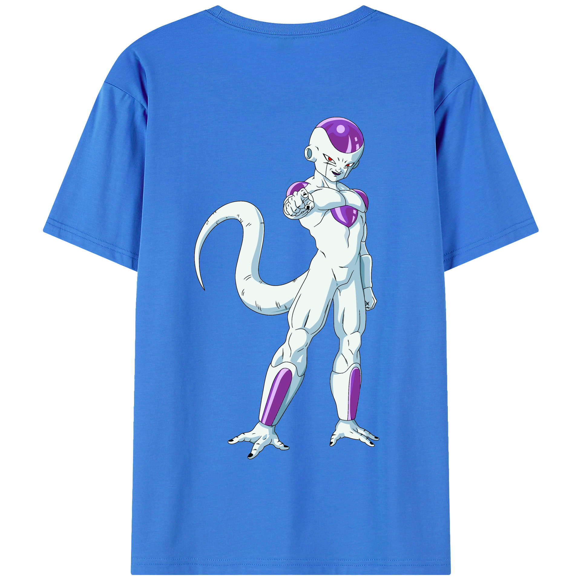 （画像用） ドラゴンボール フリーザ DRAGON BALL Frieza 綿100％半袖Tシャツ（背面プリント）