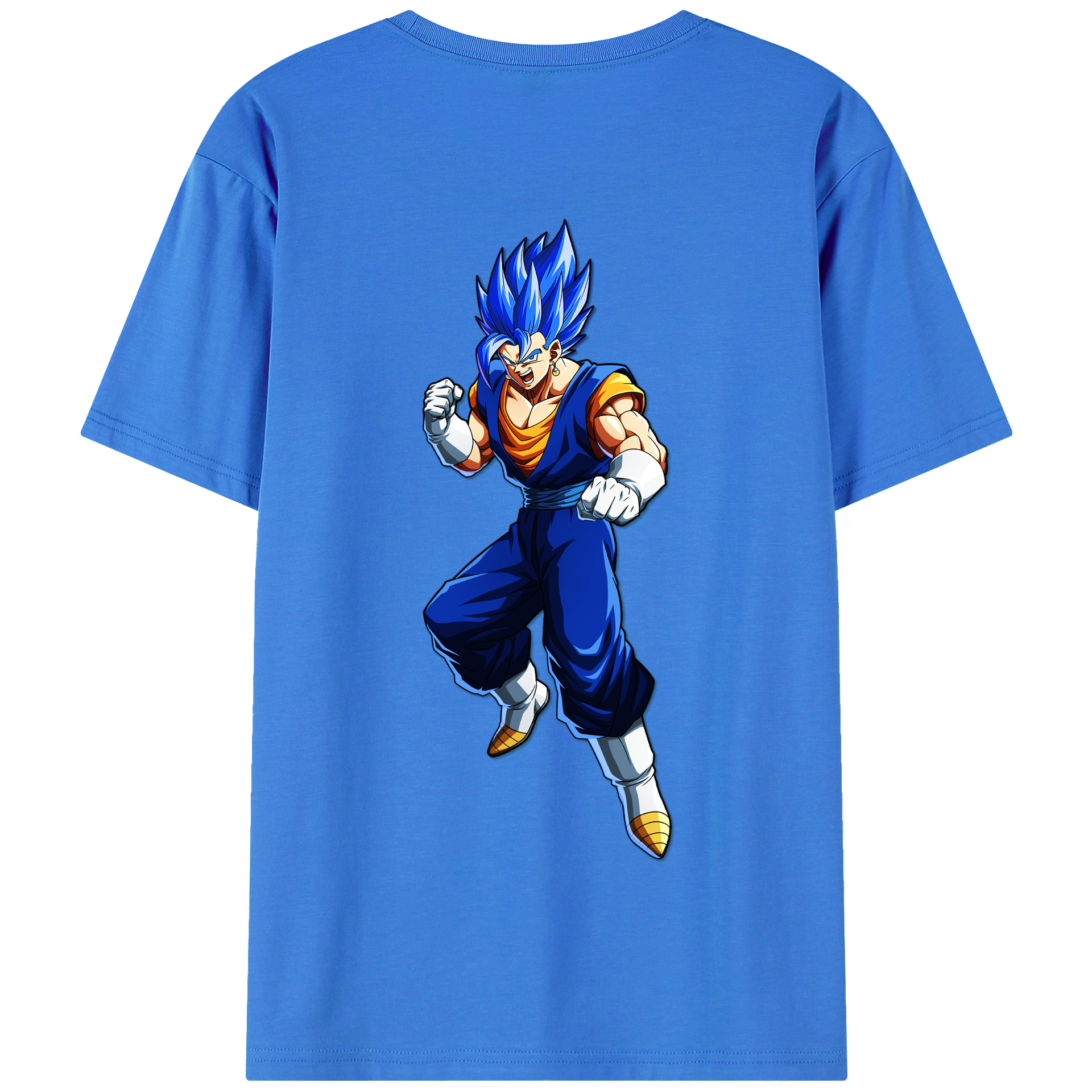 （画像用） ドラゴンボール ベジット DRAGON BALL Vegetto 綿100％半袖Tシャツ（背面プリント）