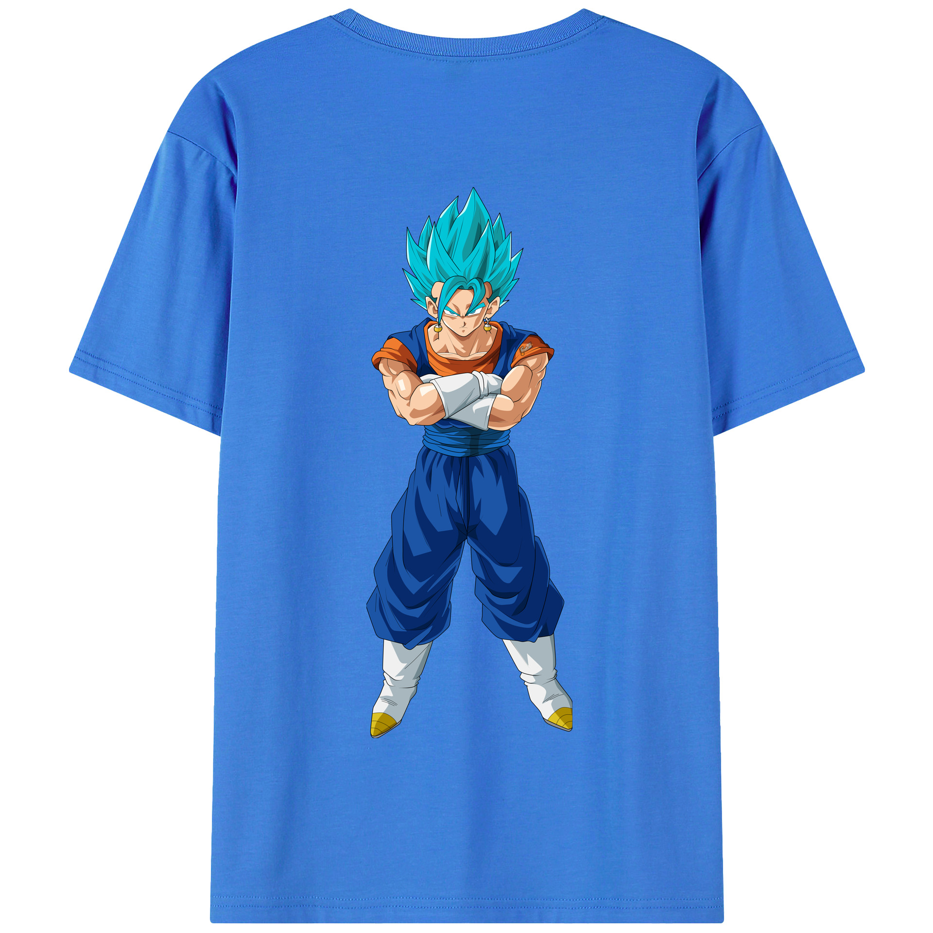 （画像用） ドラゴンボール ベジット DRAGON BALL Vegetto 綿100％半袖Tシャツ（背面プリント）