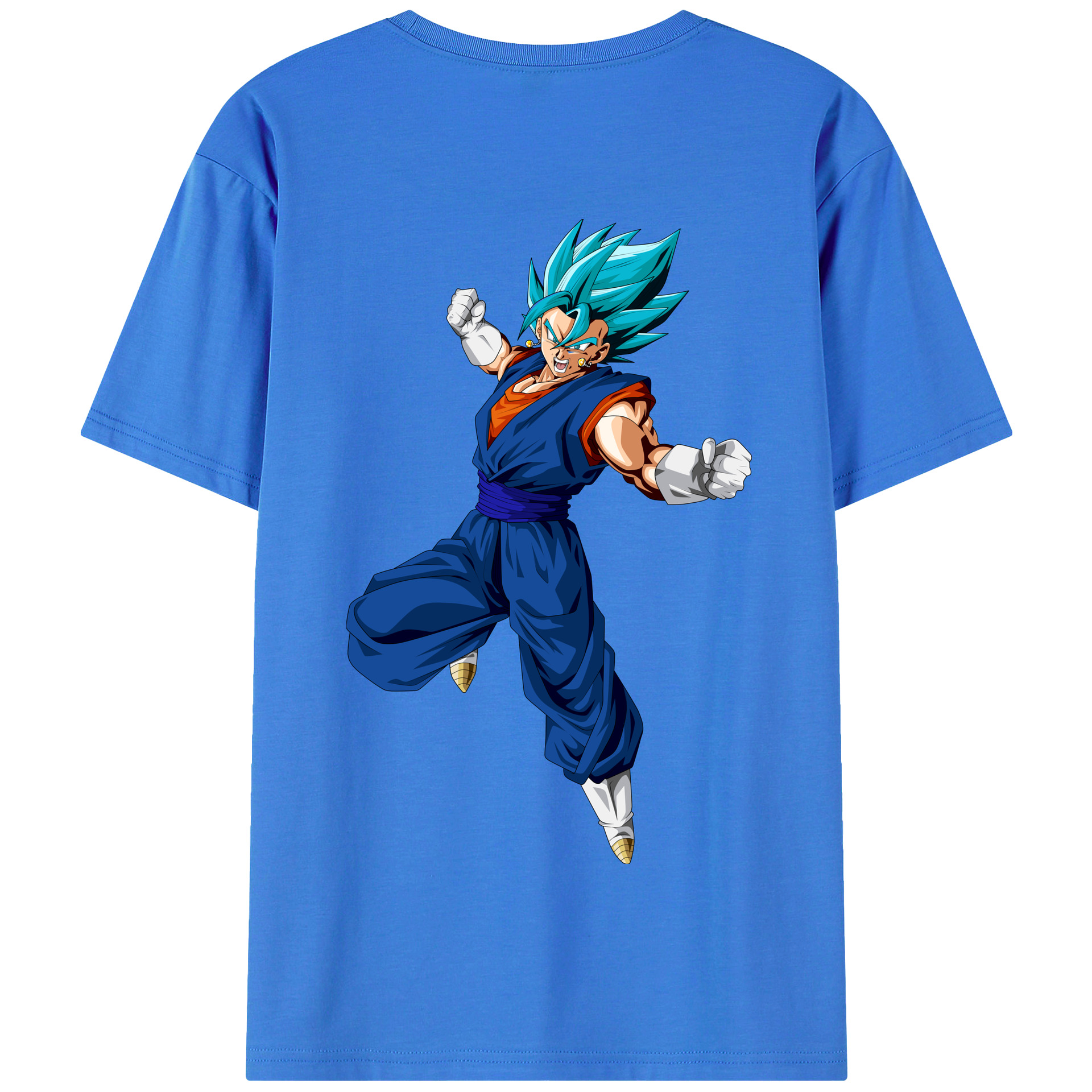 （画像用） ドラゴンボール ベジット DRAGON BALL Vegetto 綿100％半袖Tシャツ（背面プリント）