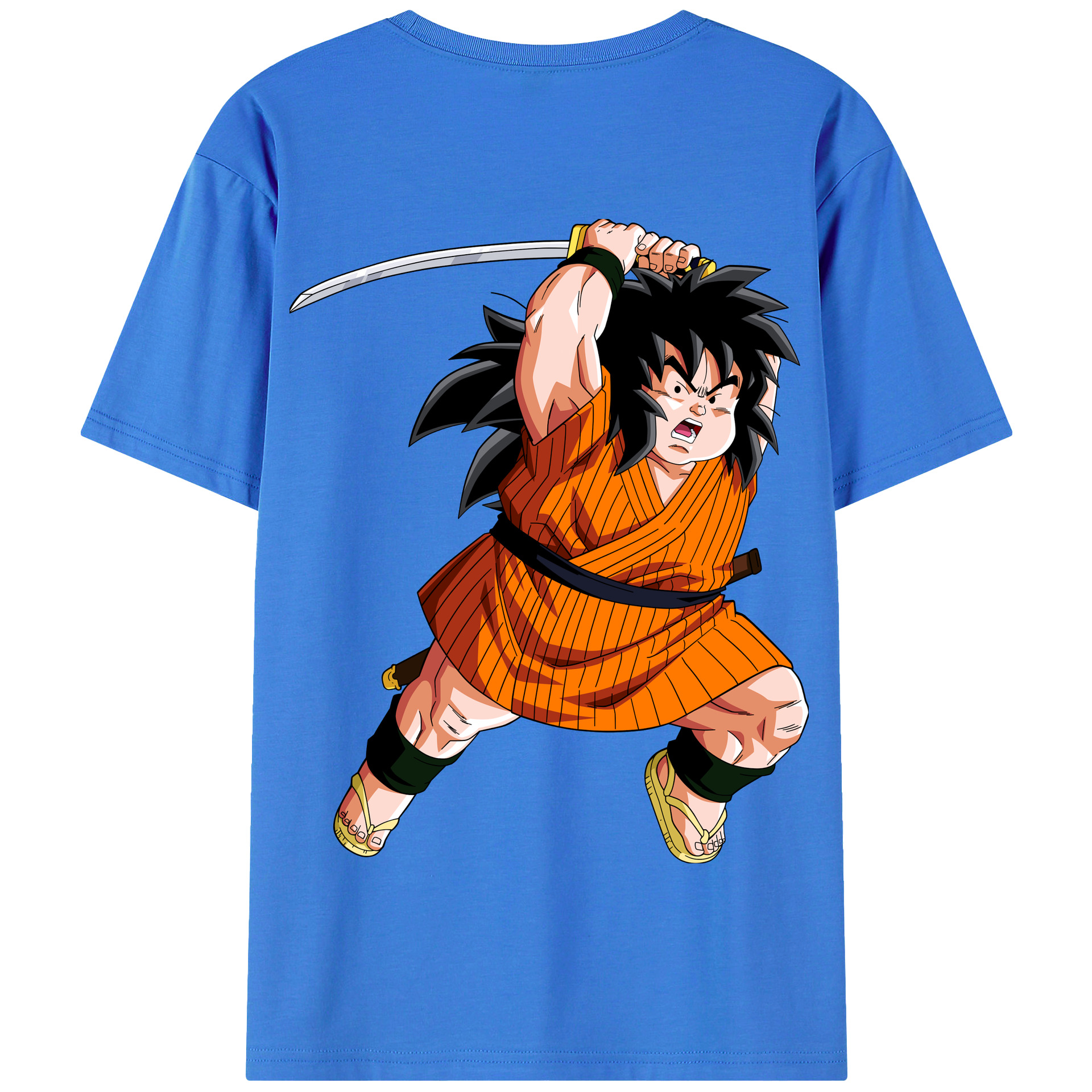 （画像用） ドラゴンボール やじろべえ DRAGON BALL Yajirobe 綿100％半袖Tシャツ（背面プリント）